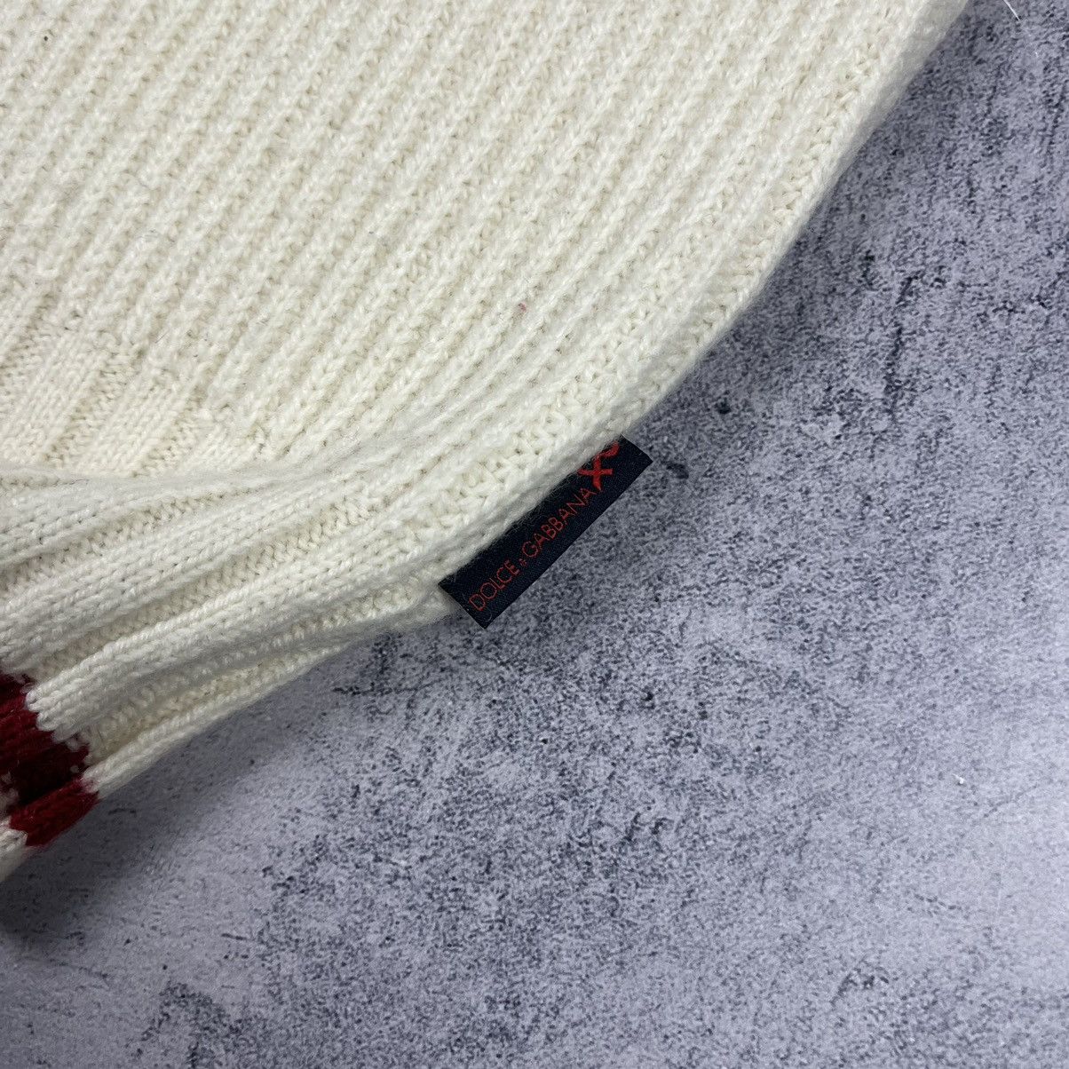 Dolce & Gabbana Vintage Dolce Gabbana y2k cream wool sweater 90’s Size S / US 4 / IT 40 - 4 Thumbnail