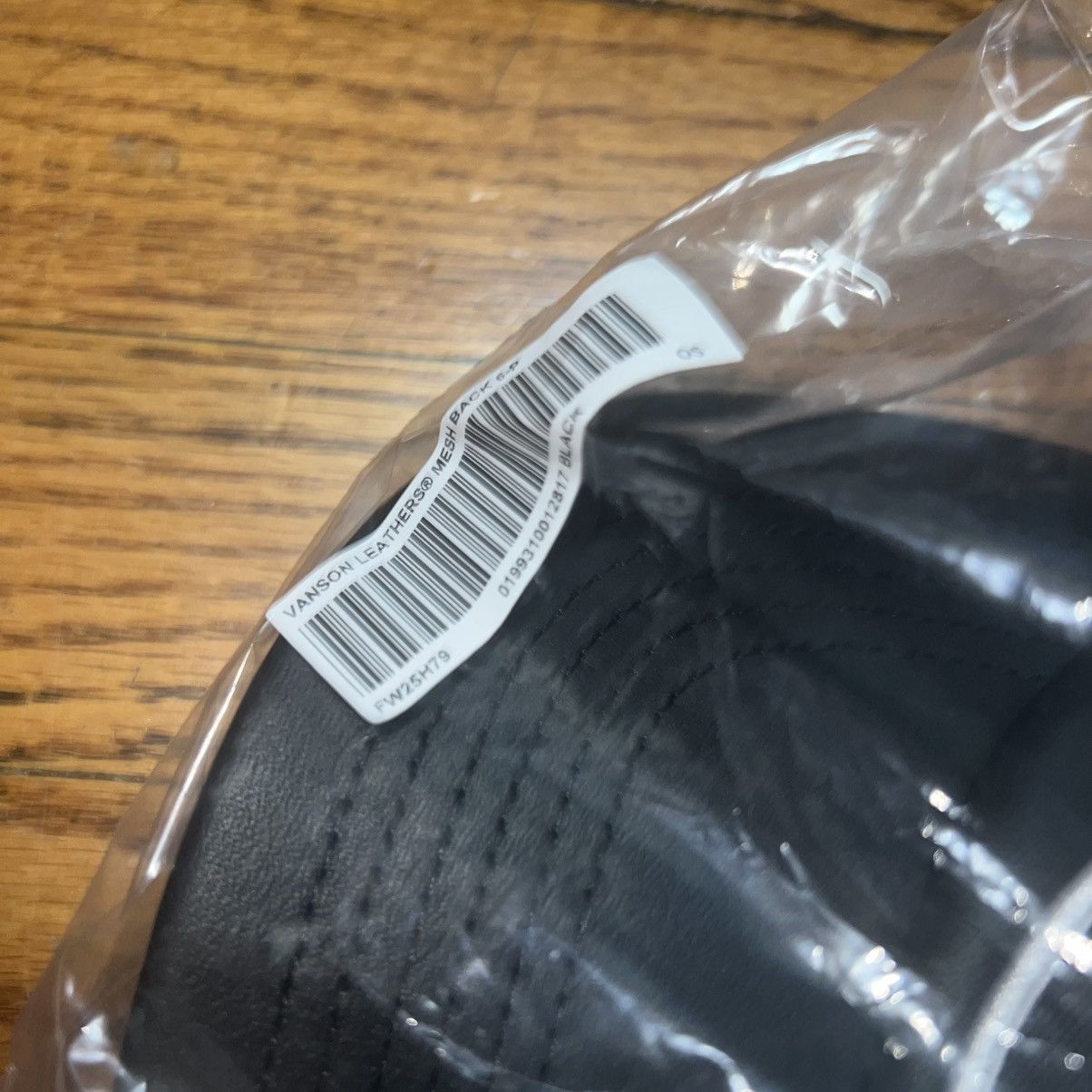 Supreme × Vanson Leathers Supreme Vanson Leathers Mesh Back 6-panel Black Hat size: OS Size ONE SIZE - 4 Thumbnail