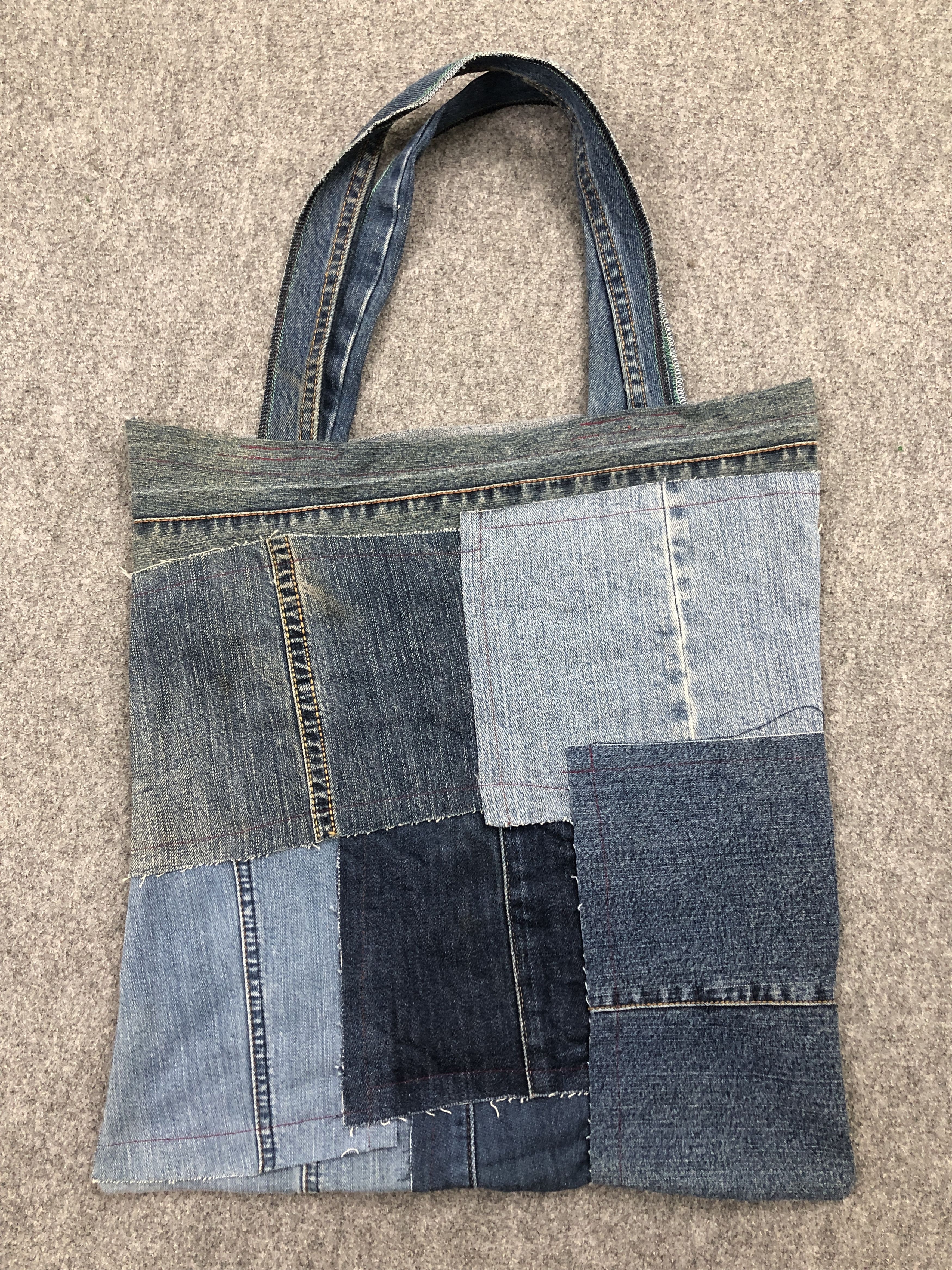 If Six Was Nine Vintage Unbranded Custom Jeans TotebaG BG0151 Size ONE SIZE - 6 Thumbnail