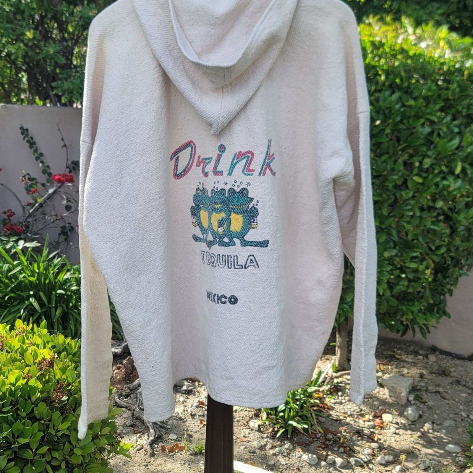 The Unbranded Brand Vtg Drink Tequila Canvas Mexican Hoodie Size US XL / EU 56 / 4 - 4 Thumbnail