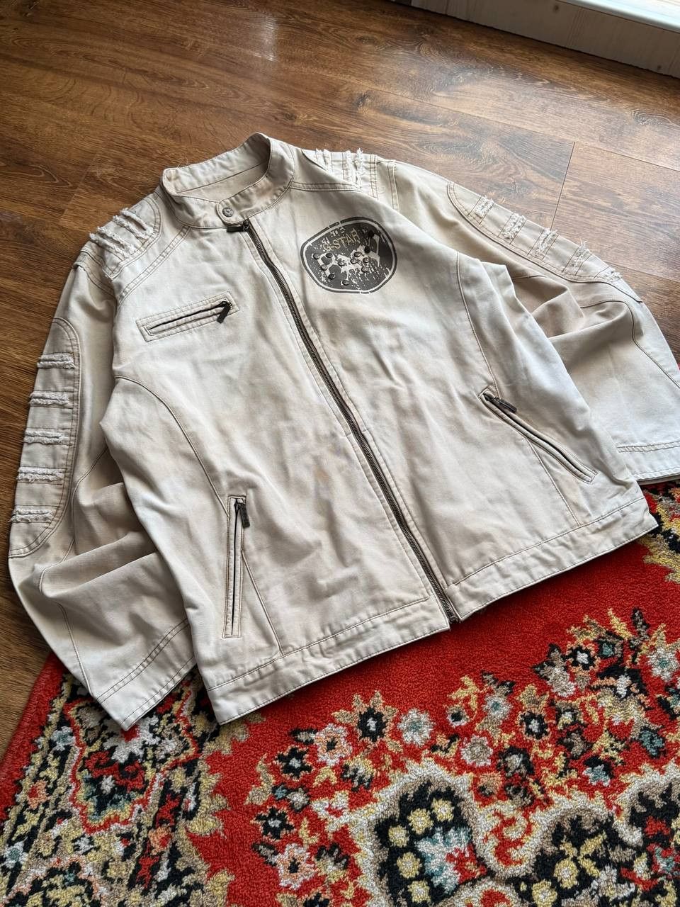 G-Star Vintage 2000s Hedi Slimane Dior Style Archive Cropped Jacket Size US L / EU 52-54 / 3 - 4 Thumbnail
