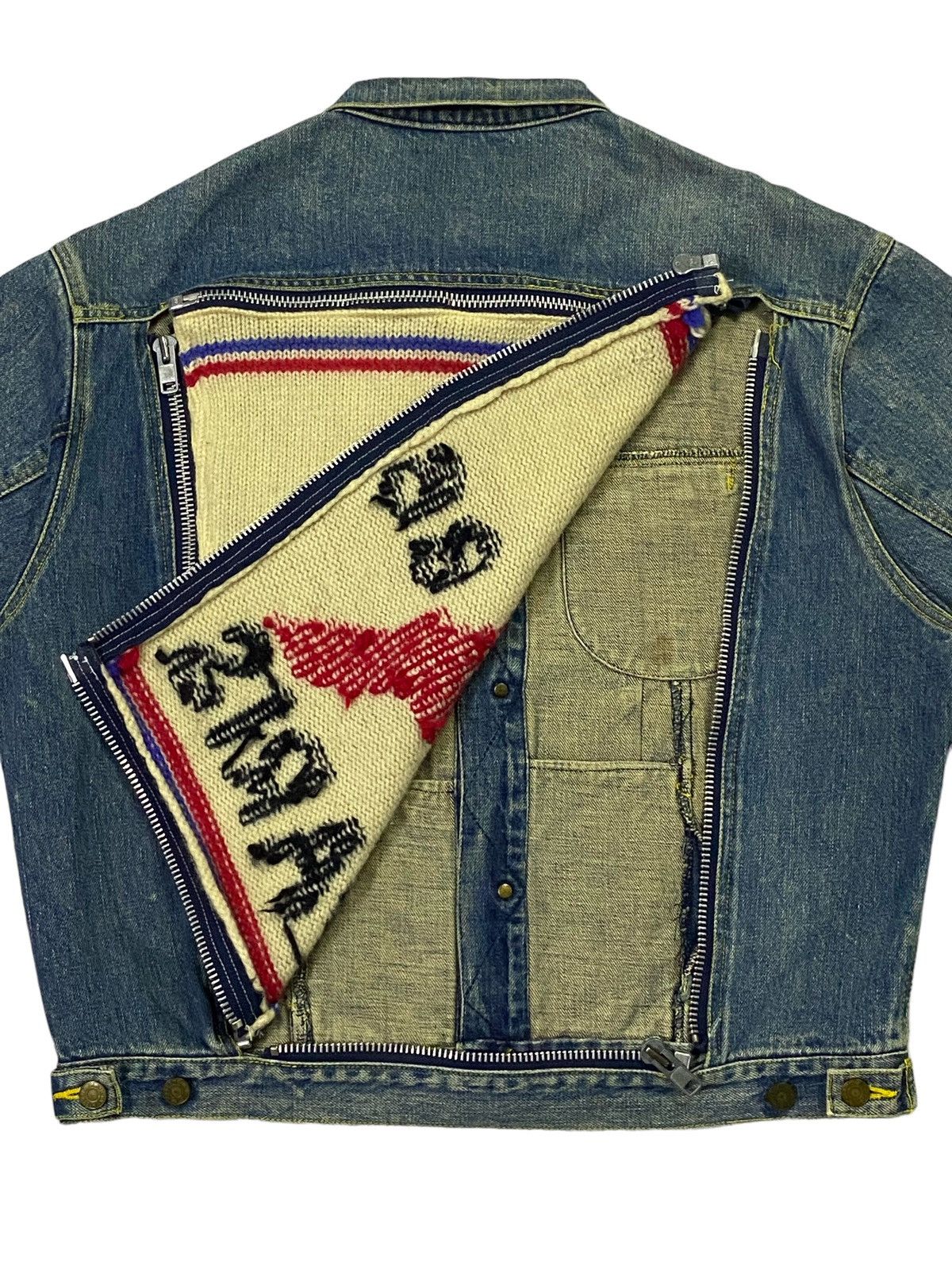 Hysteric Glamour Hysteric Glamour Paris Knit Patch Elfen Logo Denim Jacket Size US L / EU 52-54 / 3 - 18 Thumbnail