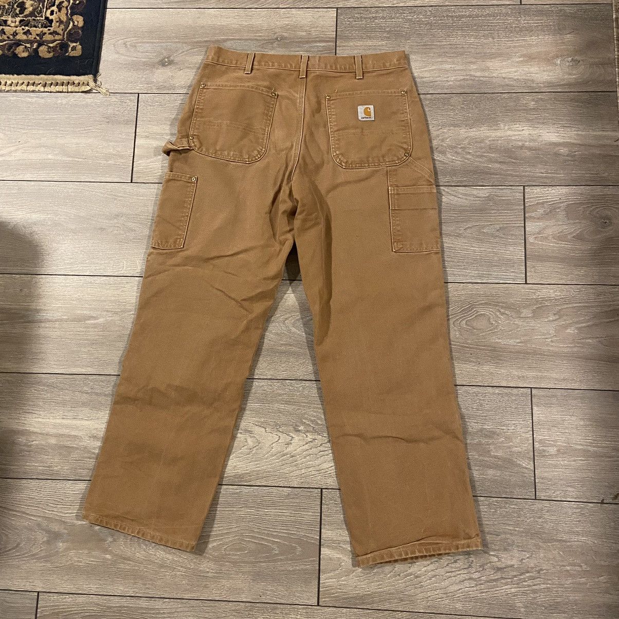 Carhartt × Vintage Carhartt 125th Anniversary Double Knees Duck Brown Size US 34 / EU 50 - 3 Thumbnail