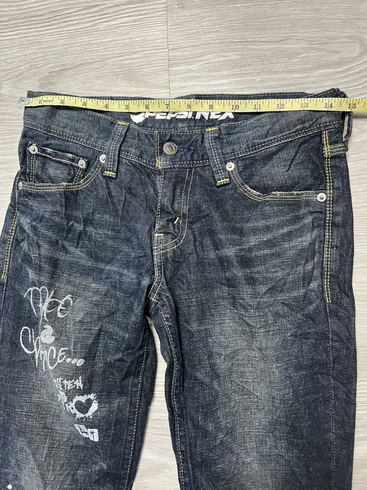 Levi's Levis 507 X Pepsi Nex Bootcut Jeans Size 28" / US 6 / IT 42 - 9 Thumbnail