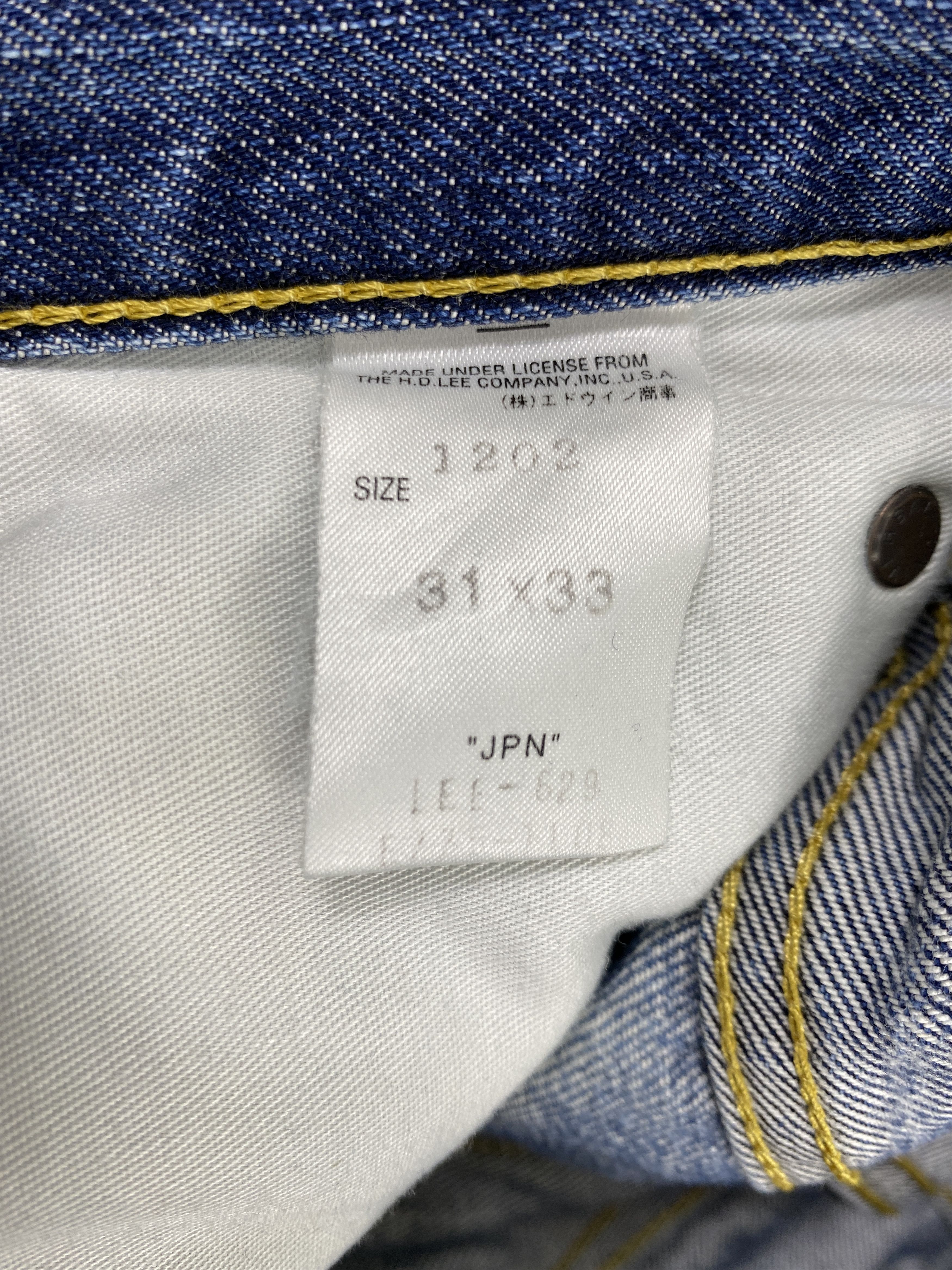 Japanese Brand Vintage Lee Riders Jeans 30x29.5 Denim- JN3680 Size US 30 / EU 46 - 9 Thumbnail