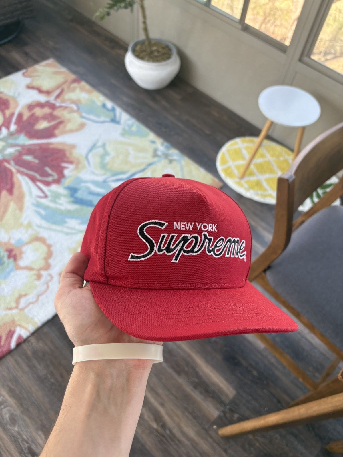 Supreme Supreme Classic Team 5-Panel Hat FW22 Red Size ONE SIZE - 5 Thumbnail