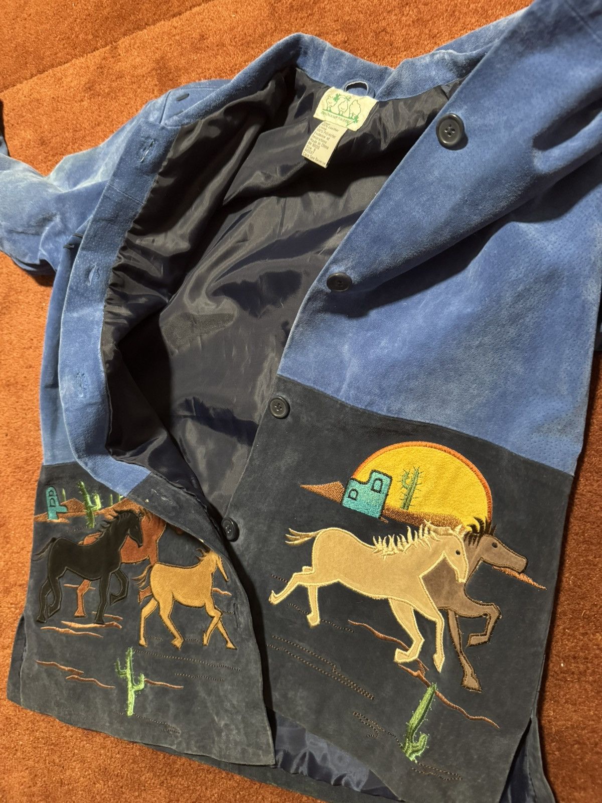 Other Gorgeous Embroidered Suede Western Jacket Size US M / EU 48-50 / 2 - 4 Thumbnail
