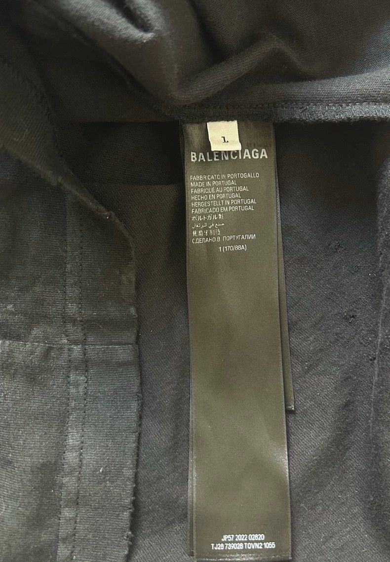Balenciaga Balenciaga Letter embroidered badge short sleeve T-shirt w Size US XS / EU 42 / 0 - 5 Thumbnail