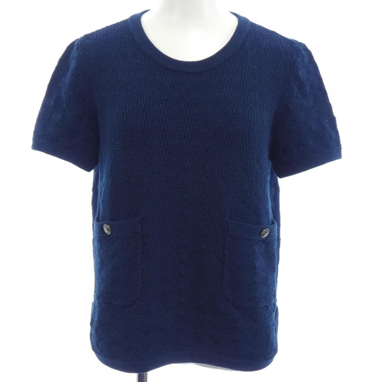 Chanel Chanel Chanel Knitwear Textile Tops P47937K06121 DUTY FREE for USA Size ONE SIZE - 1 Thumbnail
