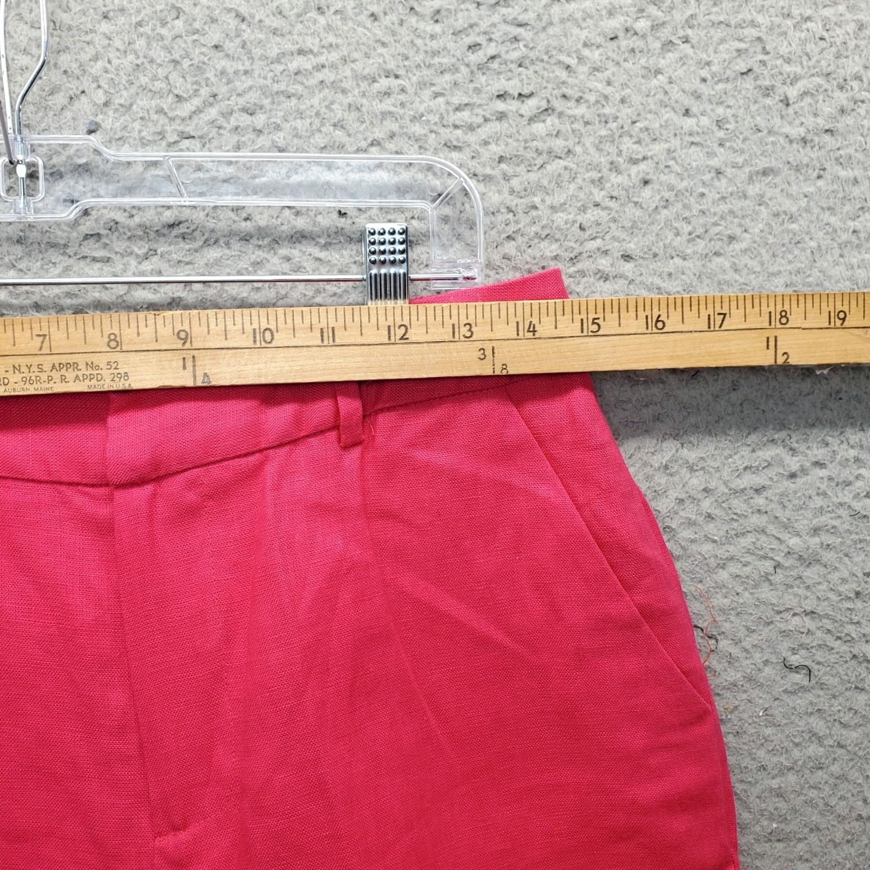 Chaps Chaps Chino Pants Womens Size 6 Pink Lined Straight Leg Hook & Eye Pocket Size 28" / US 6 / IT 42 - 4 Thumbnail