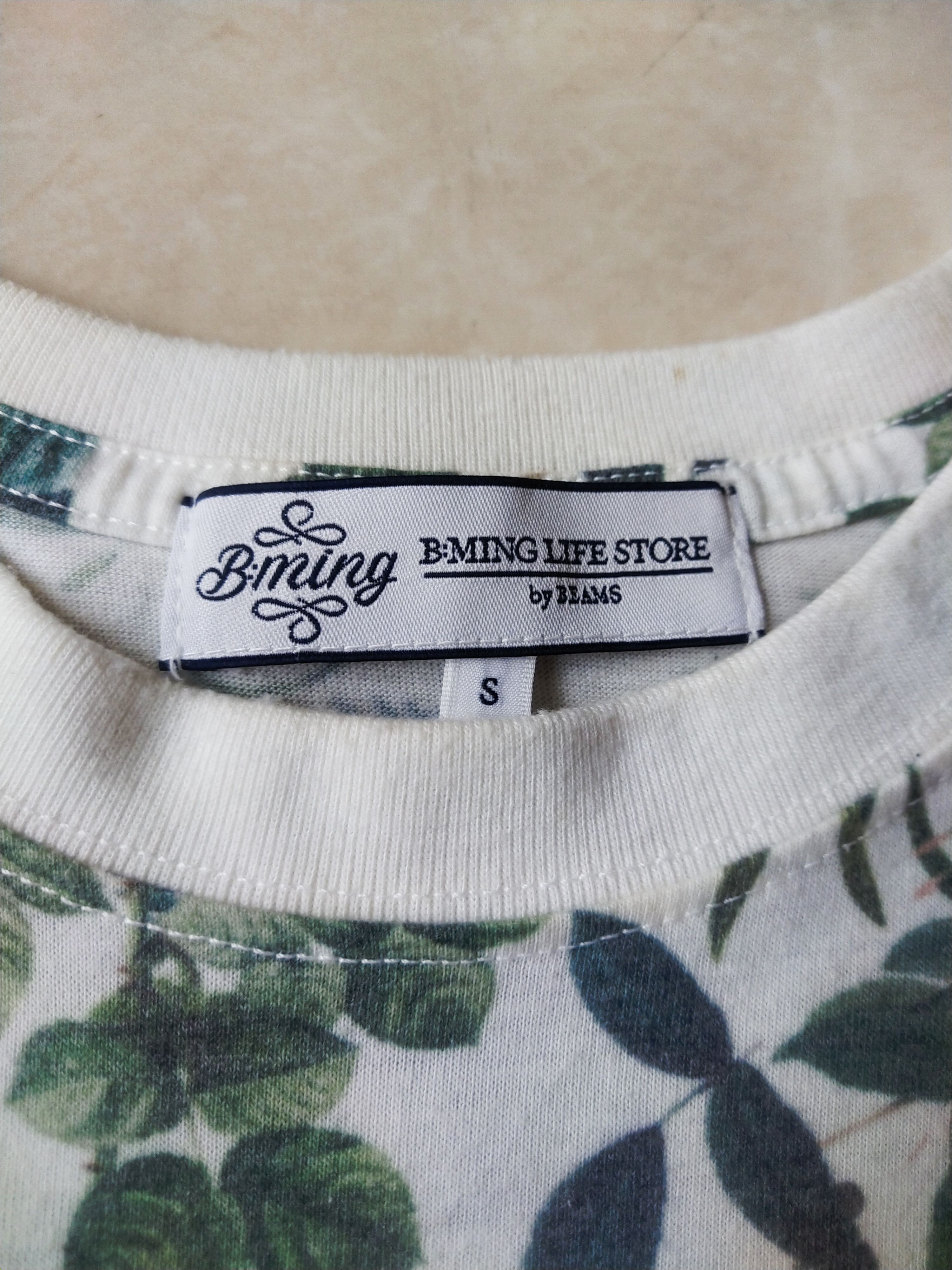 Beams Plus B:MING LIFE STORE by BEAMS Floral Pocket Tee Size US S / EU 44-46 / 1 - 5 Thumbnail