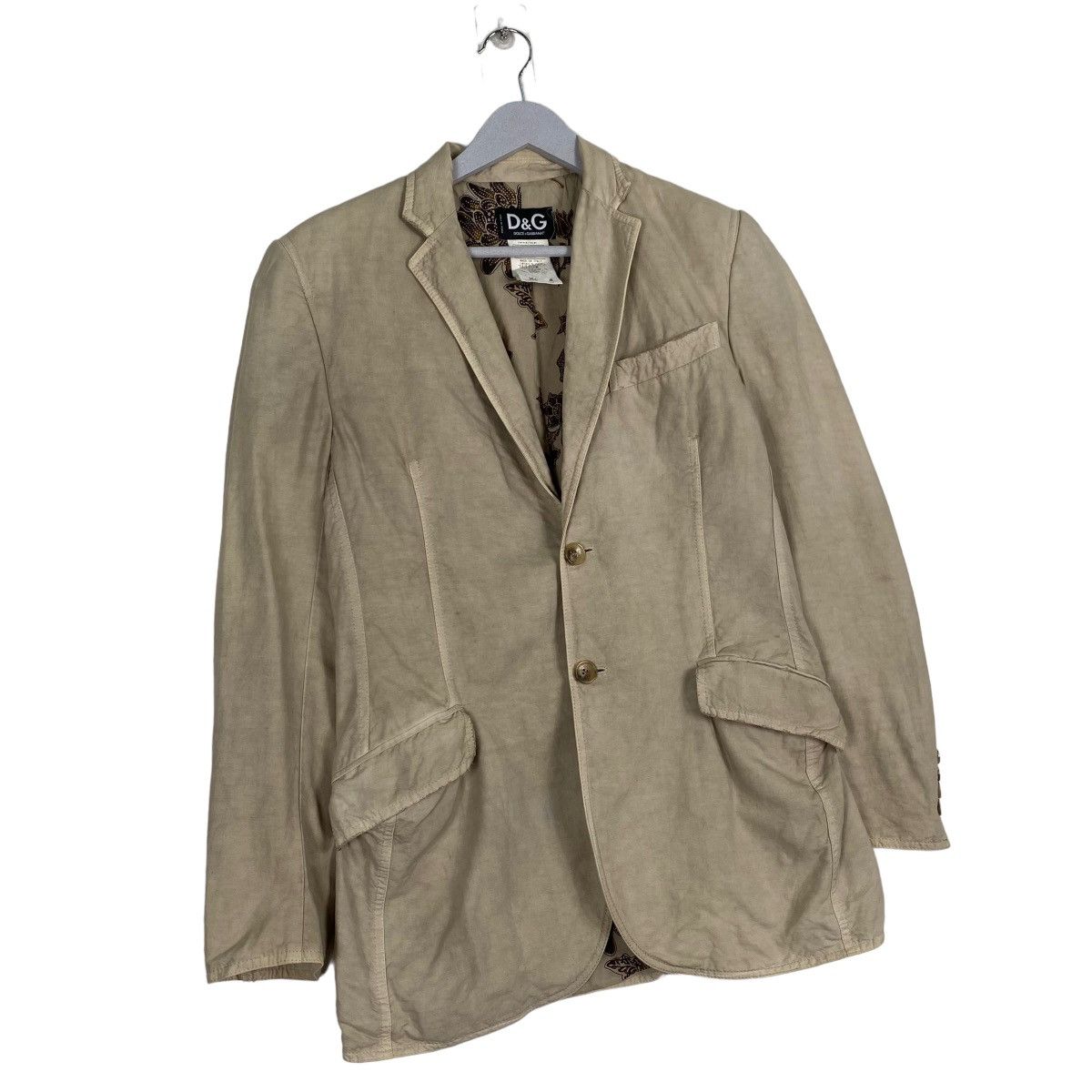 Dolce & Gabbana Dolce & Gabbana Khaki blazer jacket Size US S / EU 44-46 / 1 - 3 Thumbnail