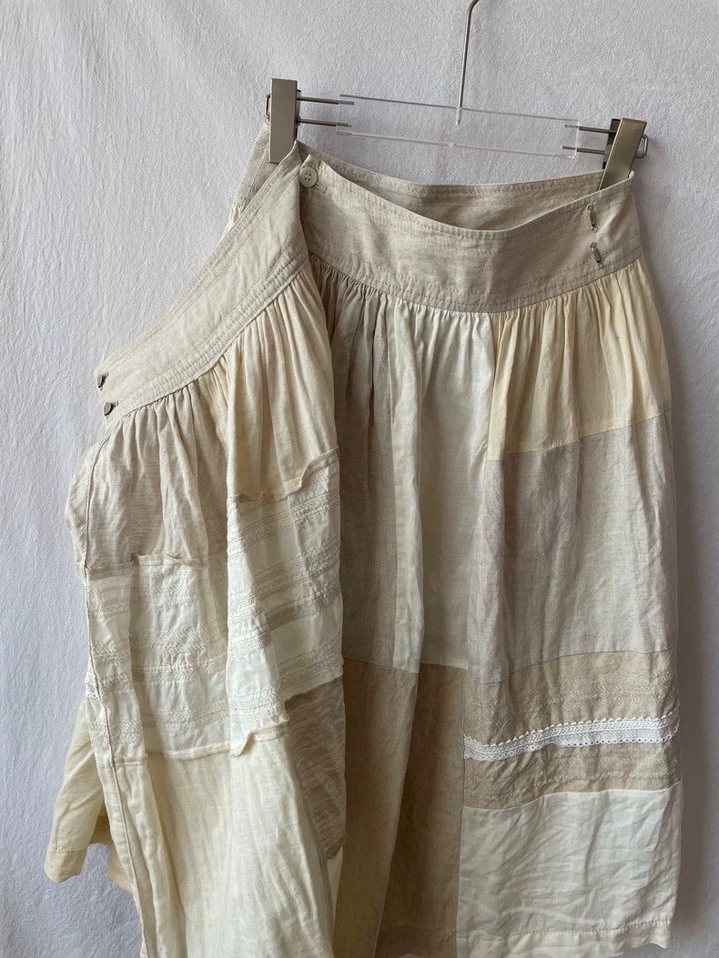 Comme des Garcons Comme des Garcons size M Coarse linen skirt Size 23" - 5 Thumbnail