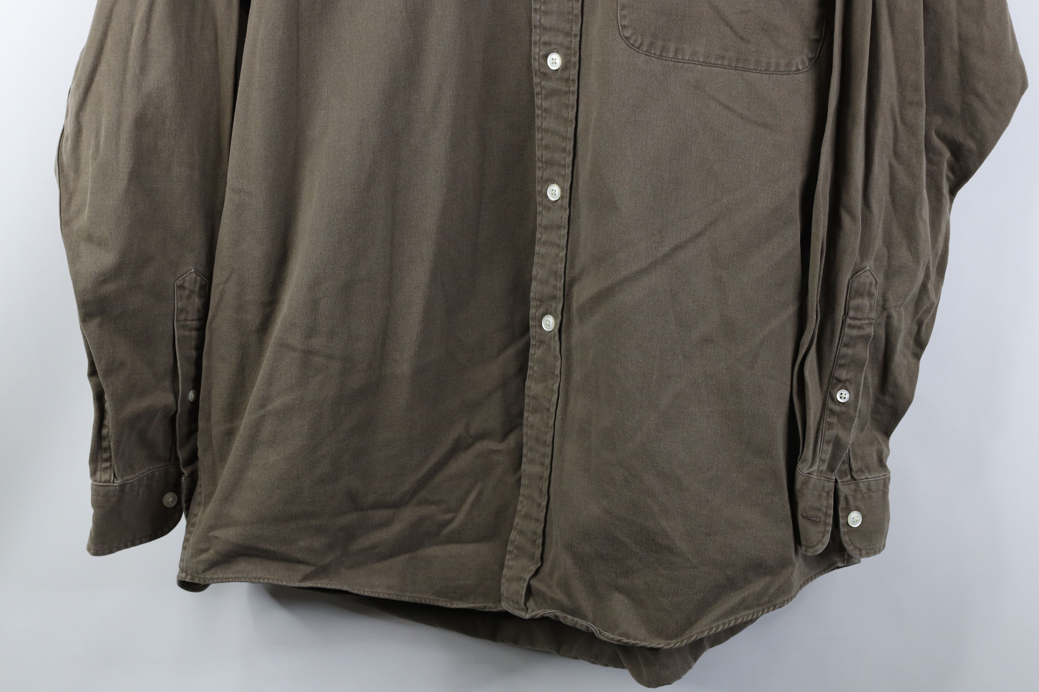 Nautica Vintage 90s Nautica Spell Twill Collared Button Down Shirt Size US L / EU 52-54 / 3 - 3 Thumbnail