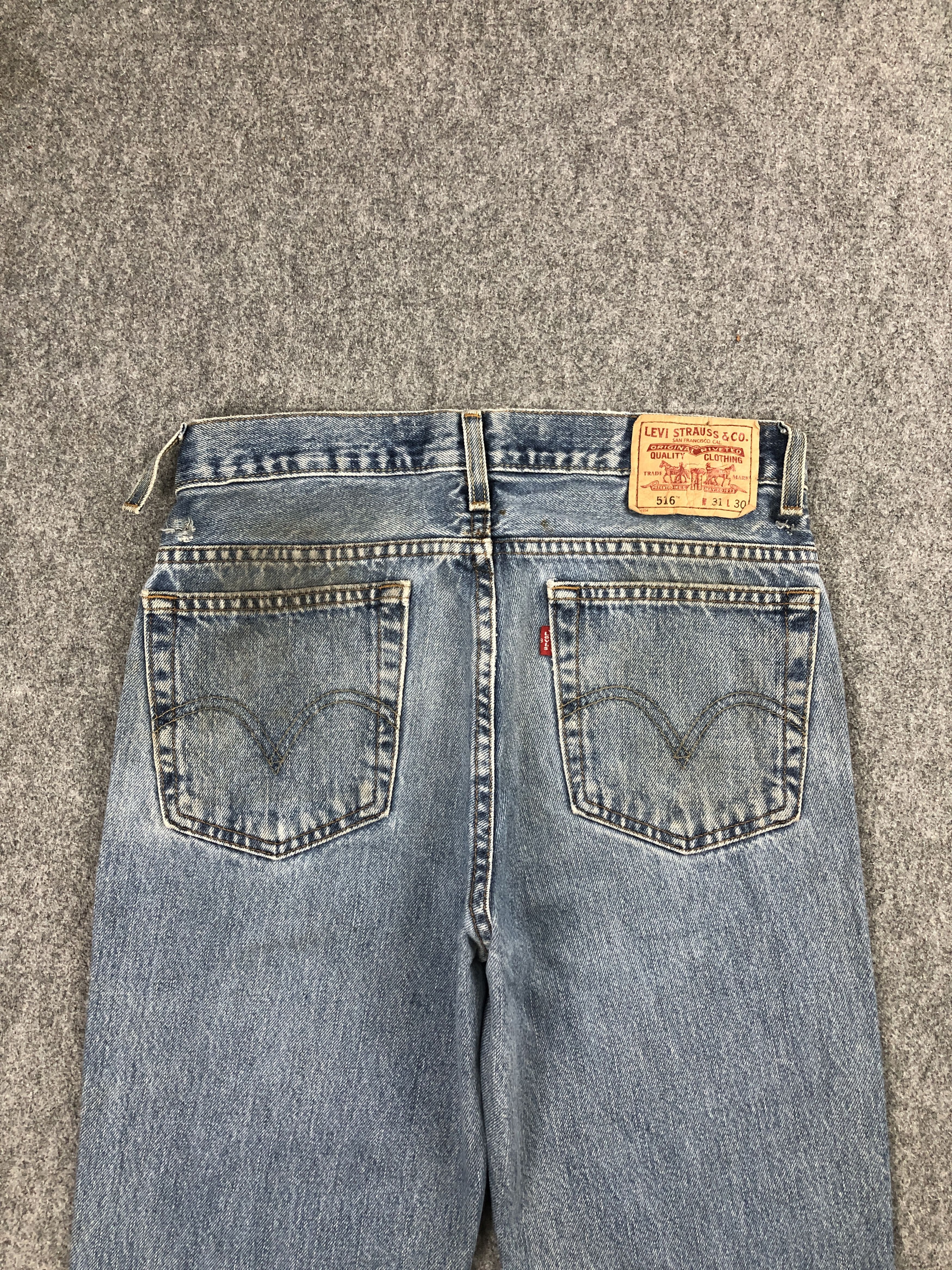 Levi's Faded Blue Vintage Levis 516 Jeans DP2443 Size US 30 / EU 46 - 4 Thumbnail
