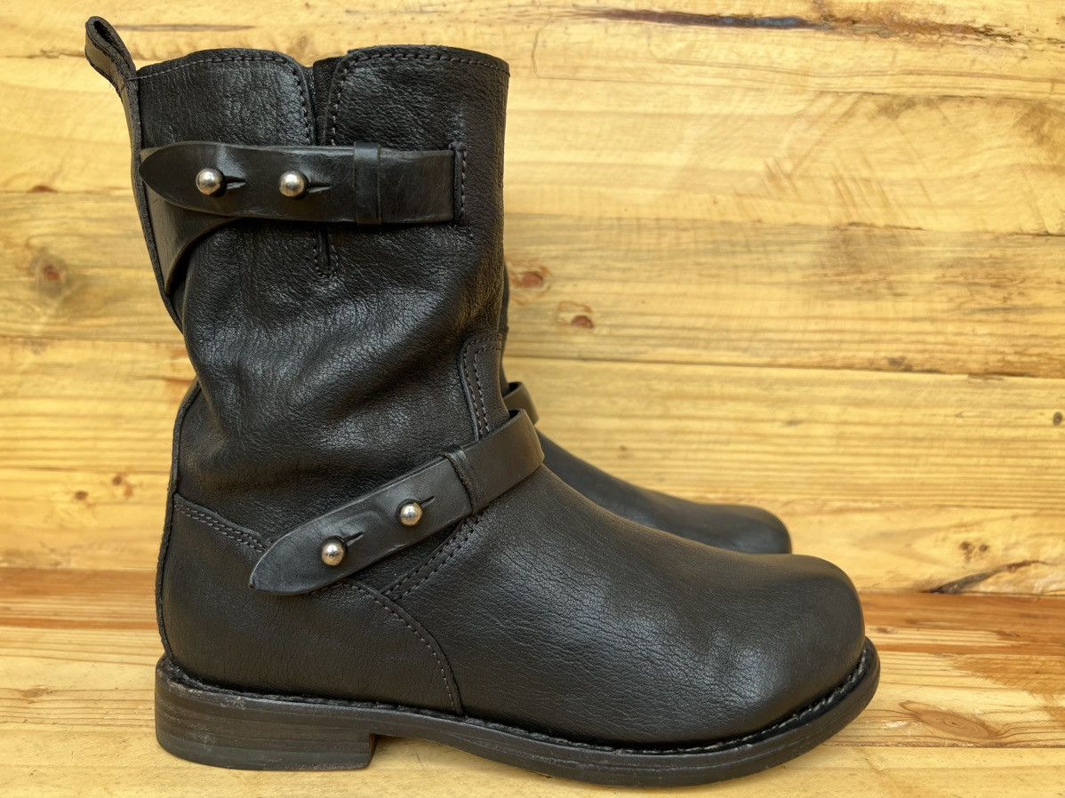 Rag & Bone Black Leather Motorcycle Women’s Boots