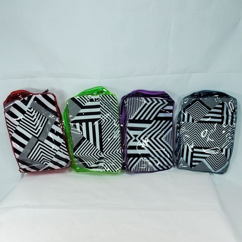 Other Paul Mitchell Geometric Cosmetic Travel Bag Blue Trim Size ONE SIZE - 3 Thumbnail