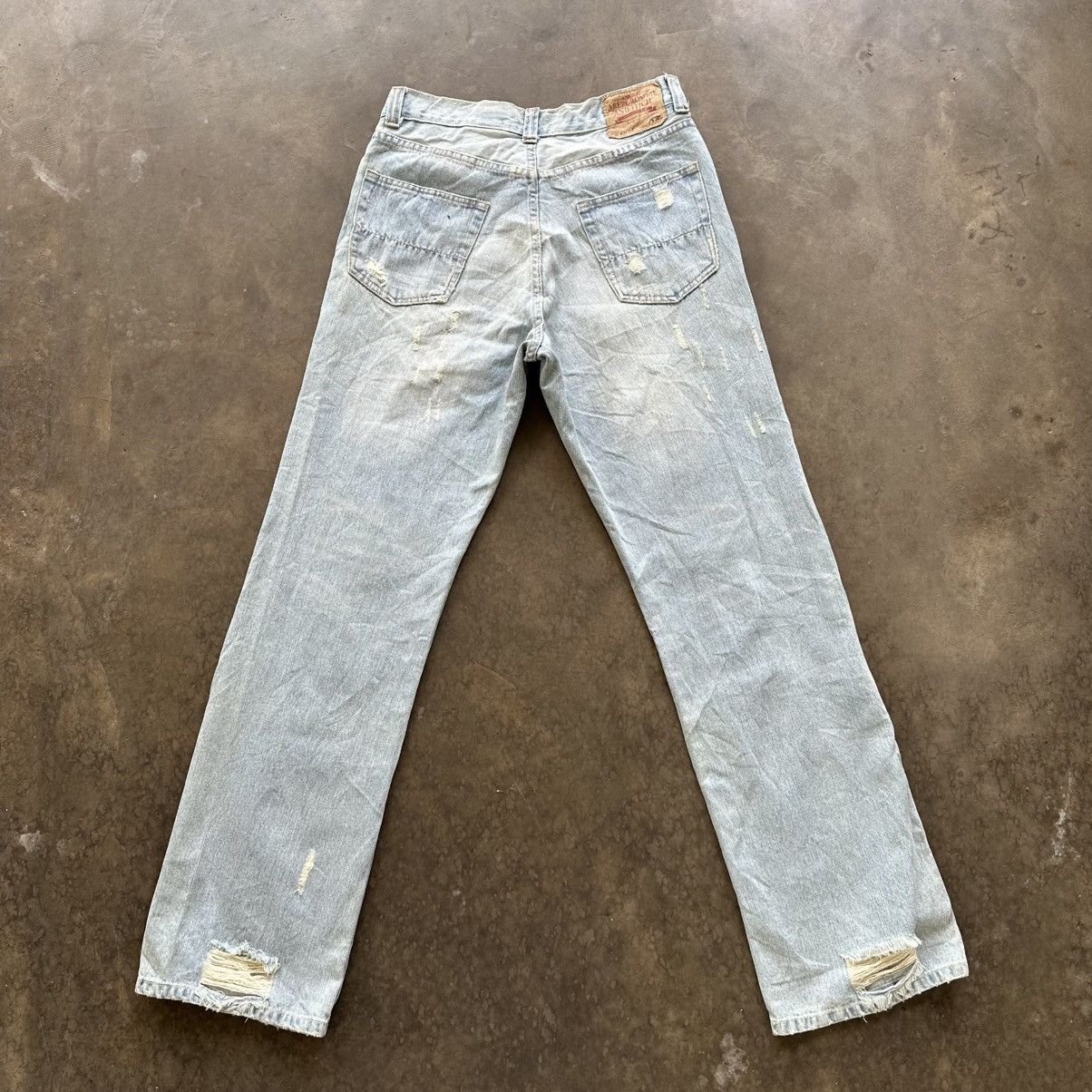 Japanese Brand Vintage Japansese Abercrombie Faded Denim Lightwash Pant Size US 30 / EU 46 - 11 Thumbnail