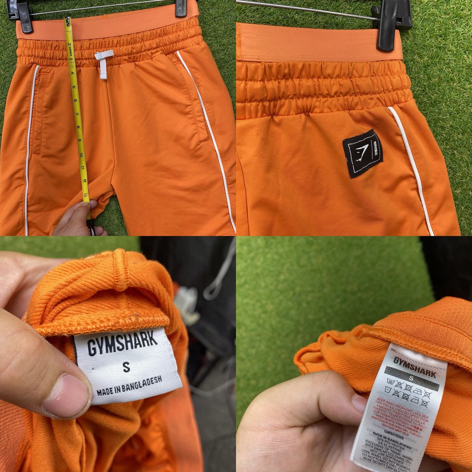 Gymshark Gymshark Shorts Womens Small Recess Orange Athleticwear Running Gym Sportswear Fashionable Athletic Size 28" / US 6 / IT 42 - 8 Thumbnail