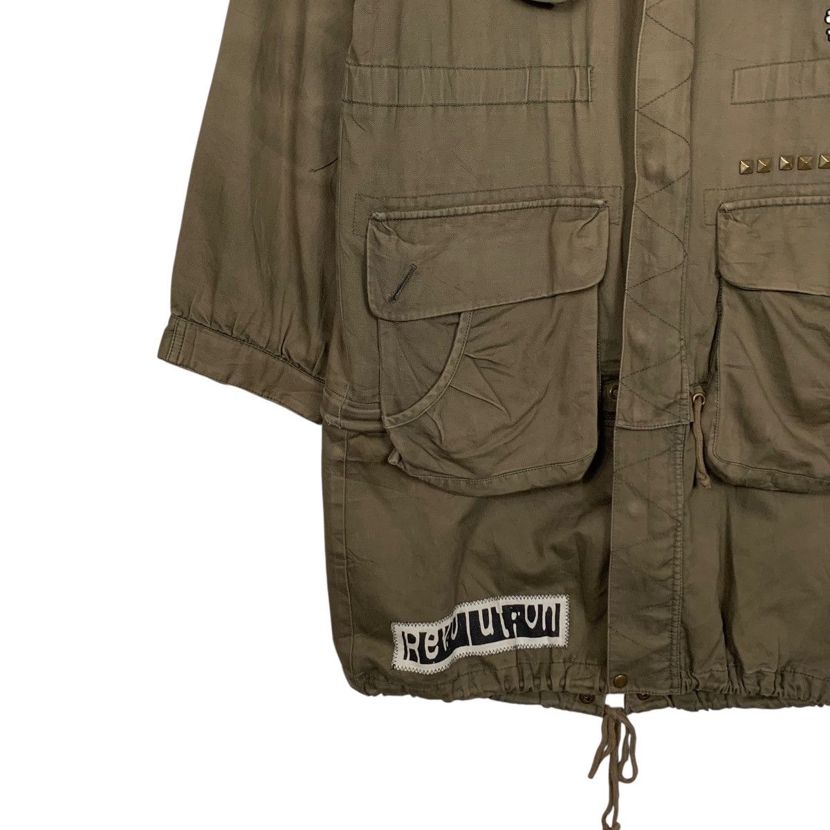 Vintage ☀️Nice design World Wide Love military style parka jacket Size US M / EU 48-50 / 2 - 5 Thumbnail