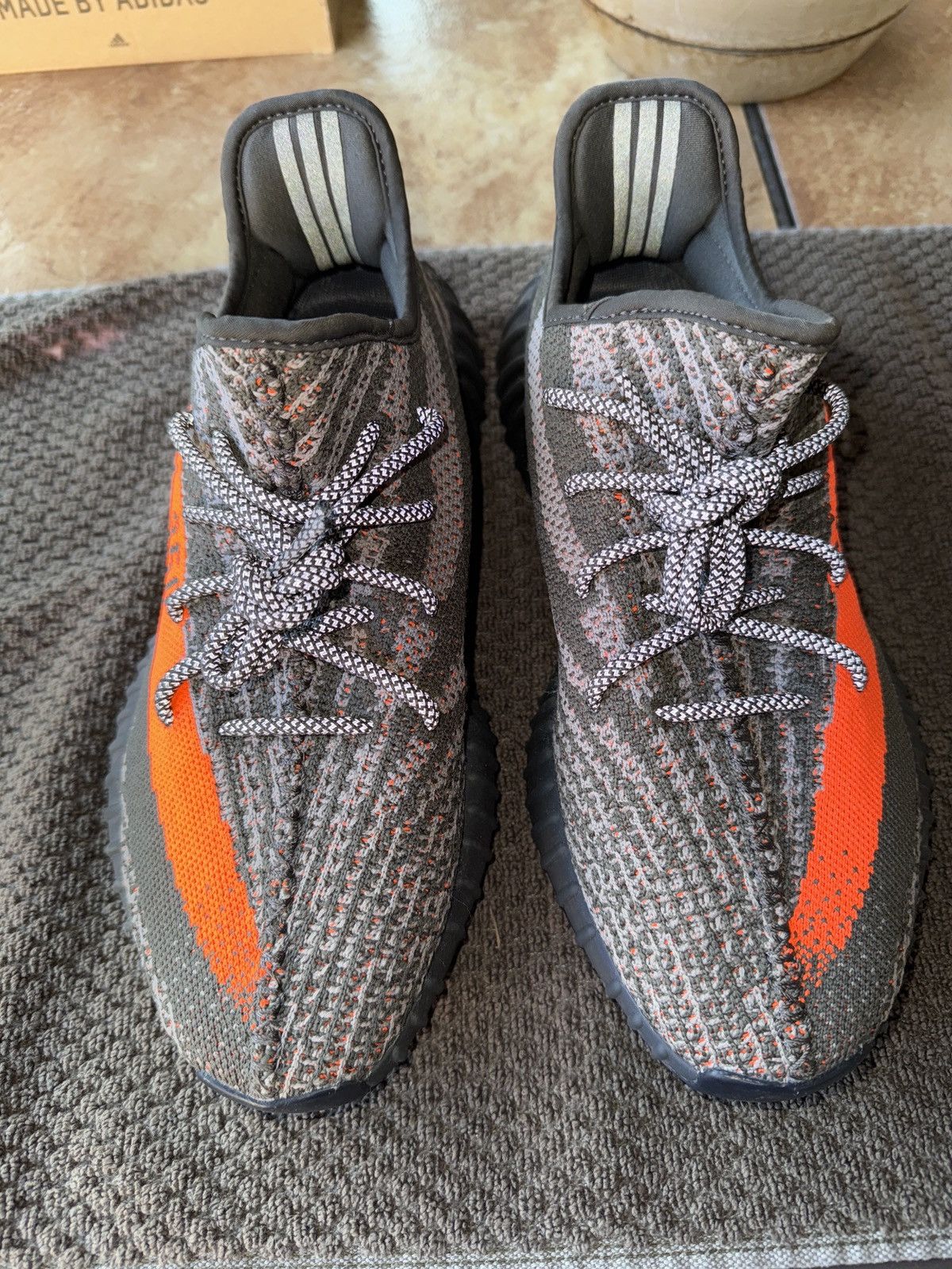 Adidas Yeezy 350 V2 “Carbon Beluga” Size US 10 / EU 43 - 3 Thumbnail