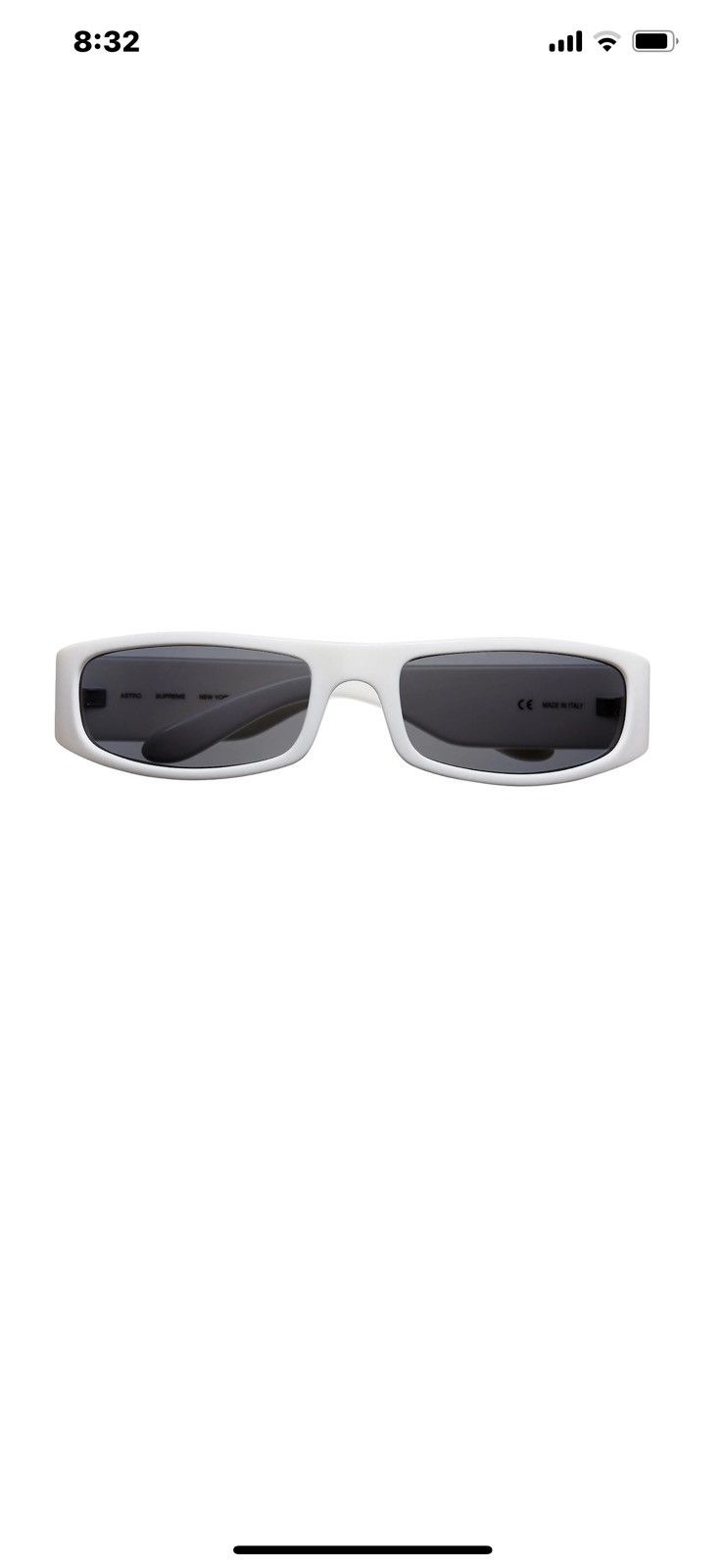 Supreme SUPREME ASTRO GLASSES WHITE RED BOXLOGO BRAND NEW Size ONE SIZE - 2 Thumbnail