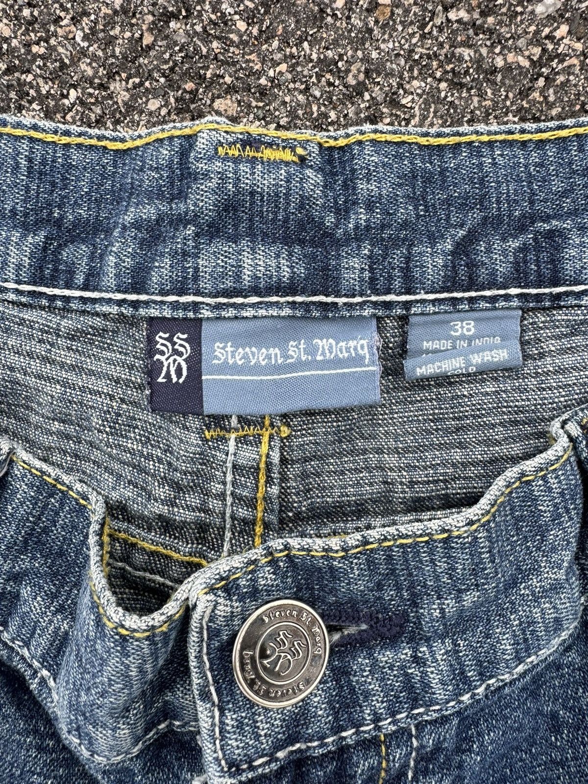 Southpole × Vintage Vintage Steven St. Marq Baggy Shorts Y2K Size US 38 / EU 54 - 8 Thumbnail