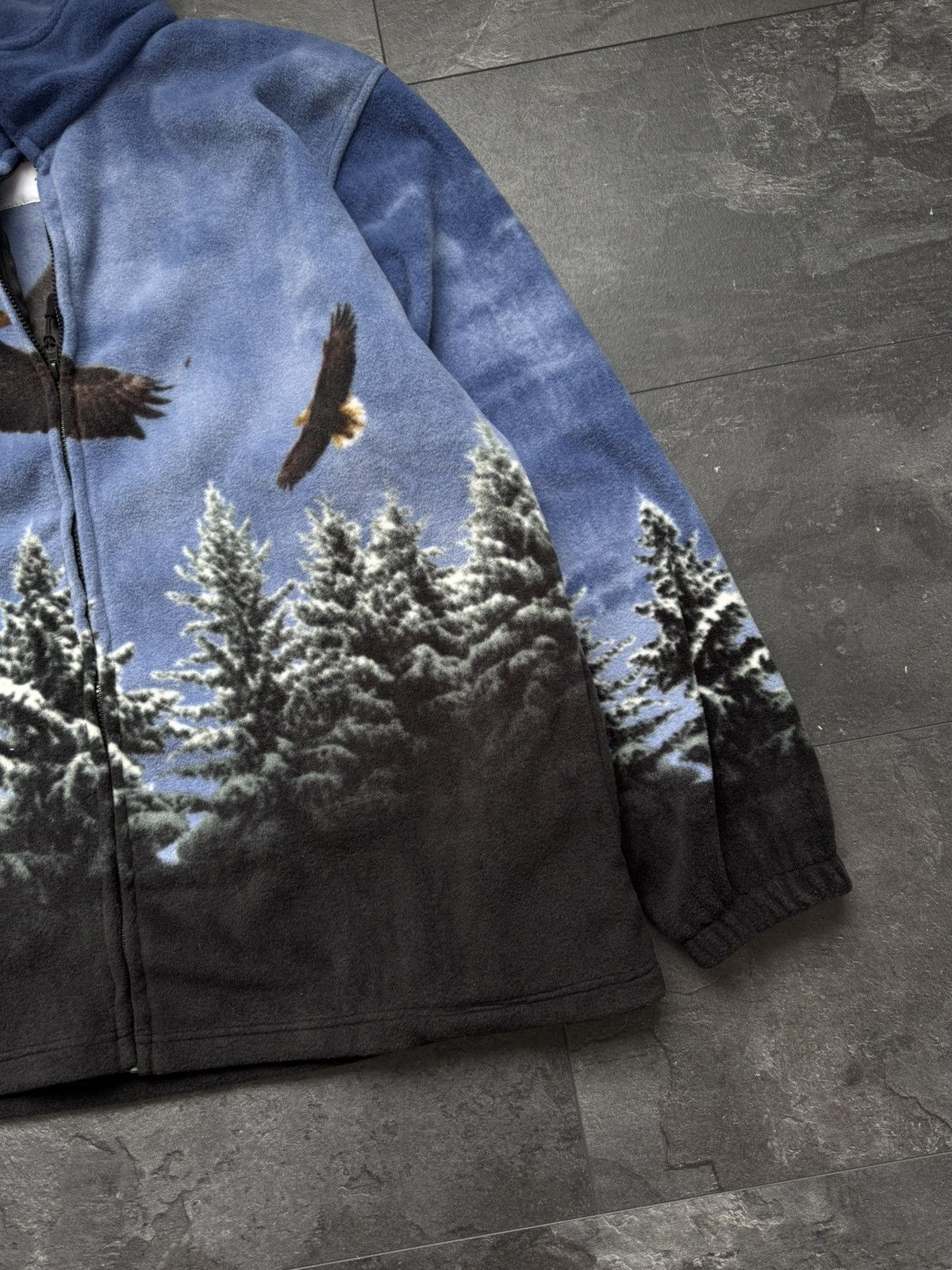 Vintage Vintage rare wild kind fleece animal logo zip hoodie Size US XXL / EU 58 / 5 - 3 Thumbnail
