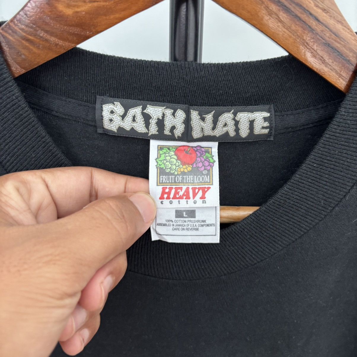 Band Tees × Vintage 90’s Noisehead From The Bath Hate Shirt Thrash Hardcore Band Size US M / EU 48-50 / 2 - 6 Thumbnail