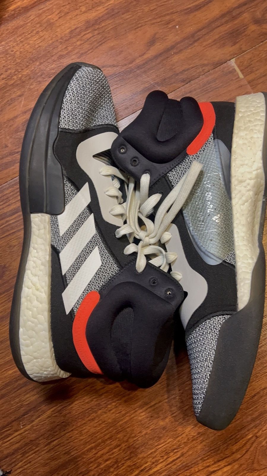 Adidas Adidas’s Marquee Boost Mid 'Core Black' BB7822 Size US 14 / EU 47 - 7 Thumbnail