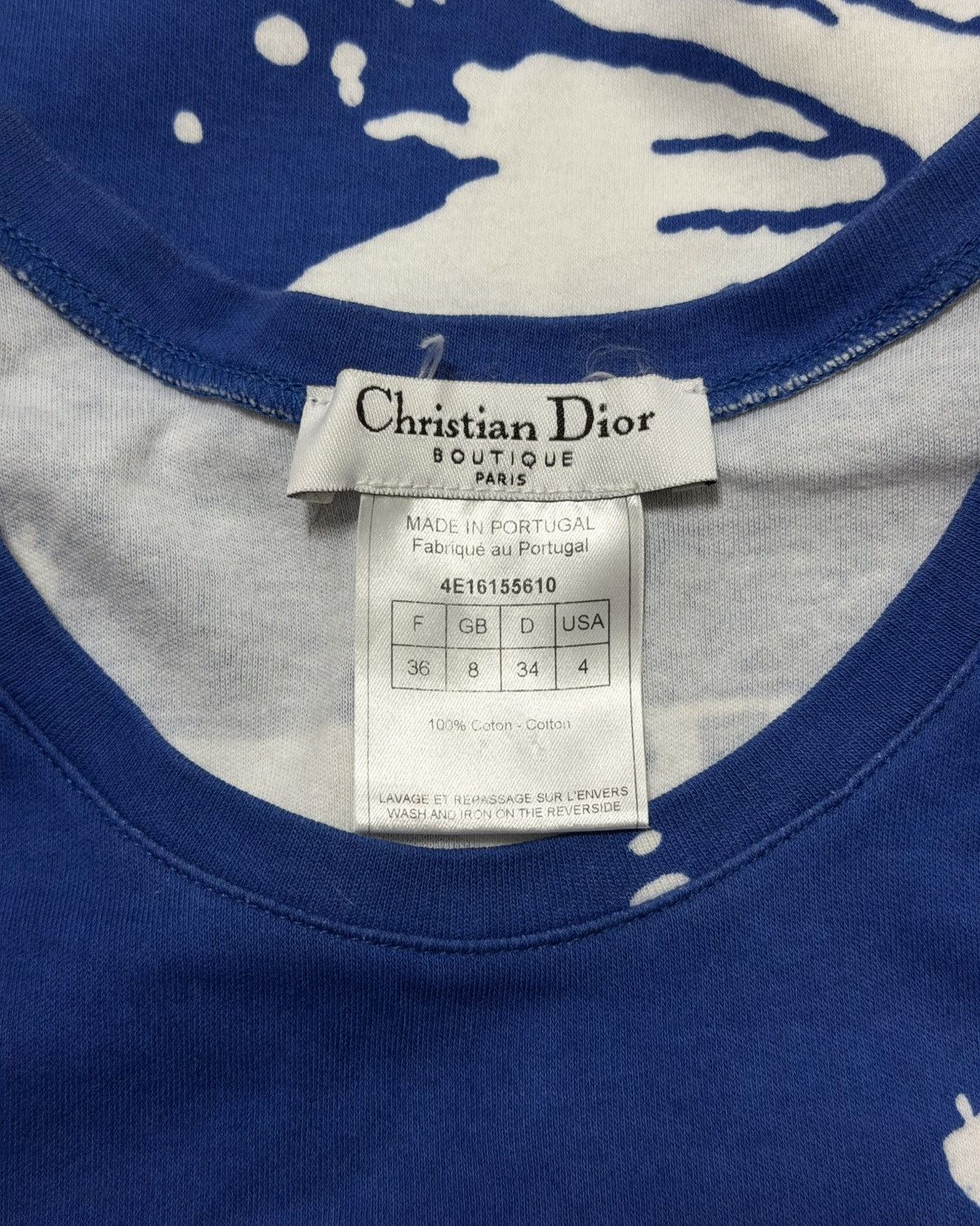 Dior CHRISTIAN DIOR S/S 2004 “Surf Chick” Lace-Up Tank Top Size XS / US 0-2 / IT 36-38 - 5 Thumbnail