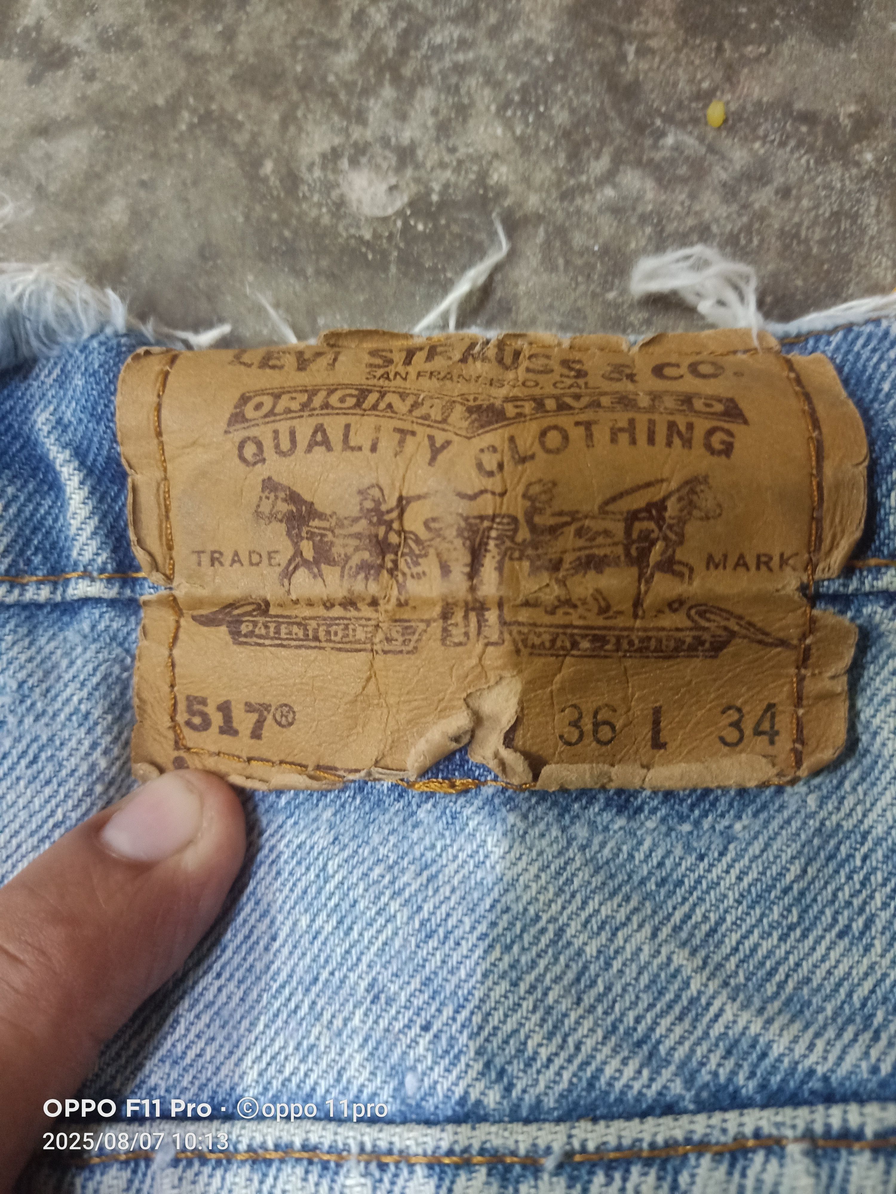Levi's Vintage Clothing 🌟Levis 80s Vintage Oren Tag 517 Men🌟 Size US 35 - 8 Thumbnail