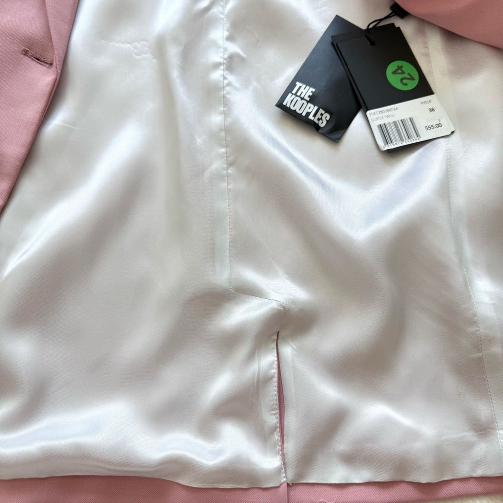The Kooples NWT!!! The Kooples women pink jacket size 36FR or 6 US 555$ Size M / US 6-8 / IT 42-44 - 8 Thumbnail