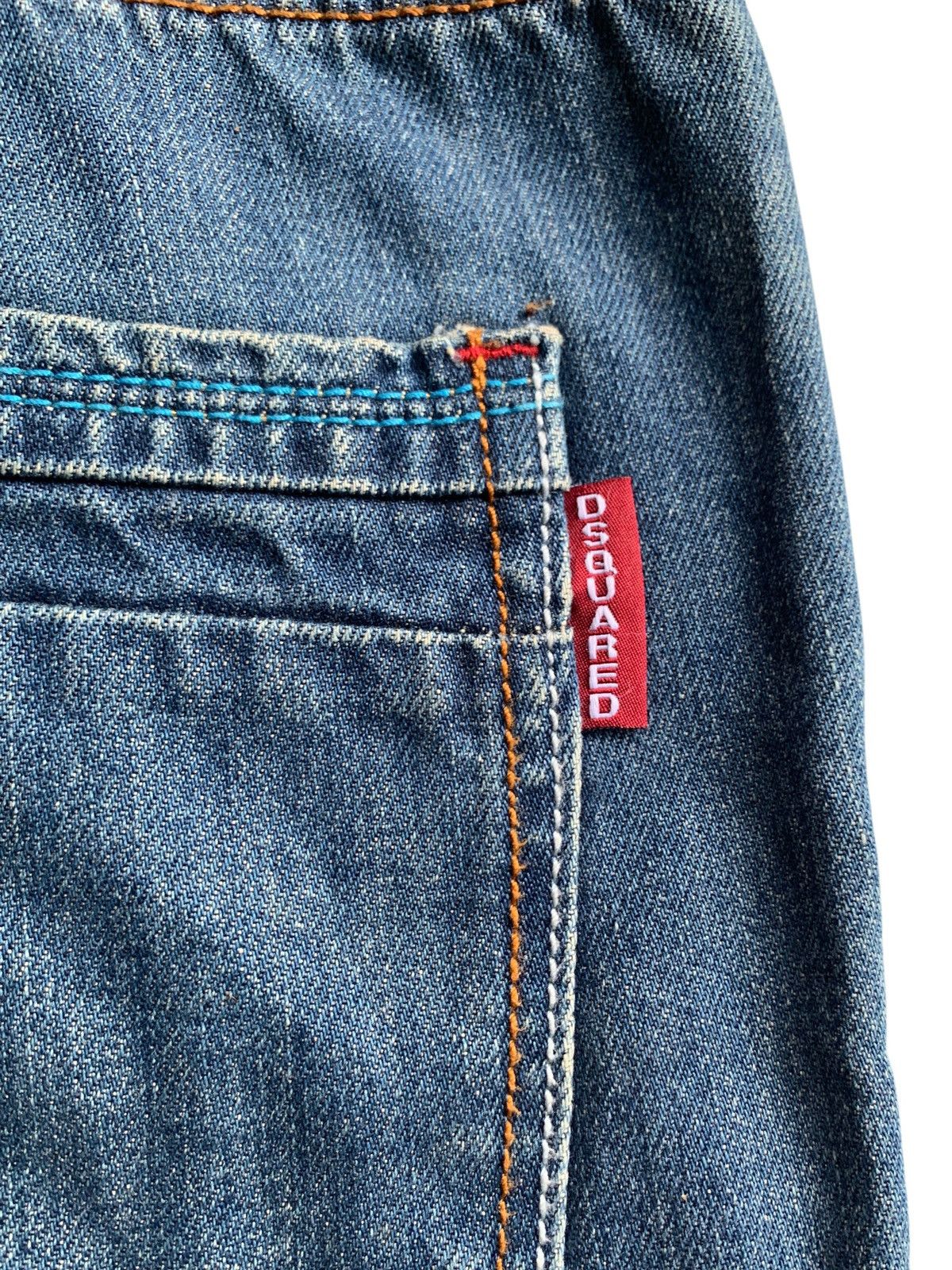 Dsquared2 DSQUARED2 DENIM PATCHWORDS CUSTOM RARE MADE IN ITALY Size US 32 / EU 48 - 13 Thumbnail