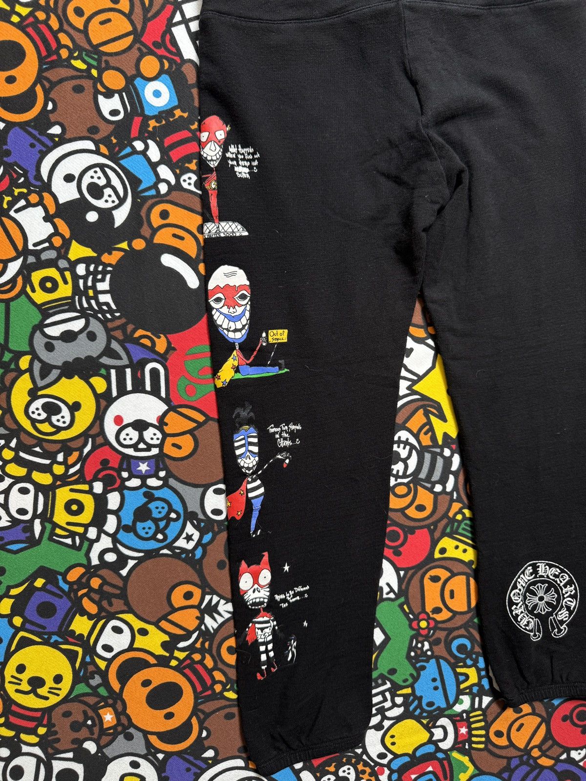 Chrome Hearts Chrome Hearts Kids Black Matty Boy Logo Sweatpants Size US 26 / EU 42 - 9 Thumbnail