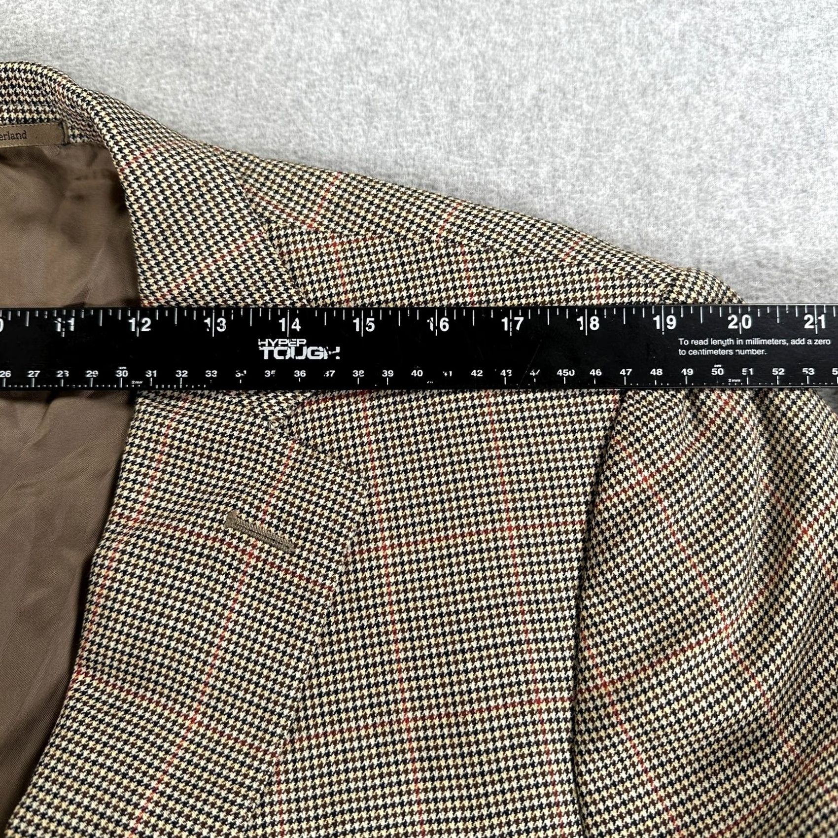 Ermenegildo Zegna VINTAGE Ermenegildo Zegna Blazer Sport Coat Mens 52 Brown Plaid Wool Tweed Fit Rom Size 52R - 7 Thumbnail