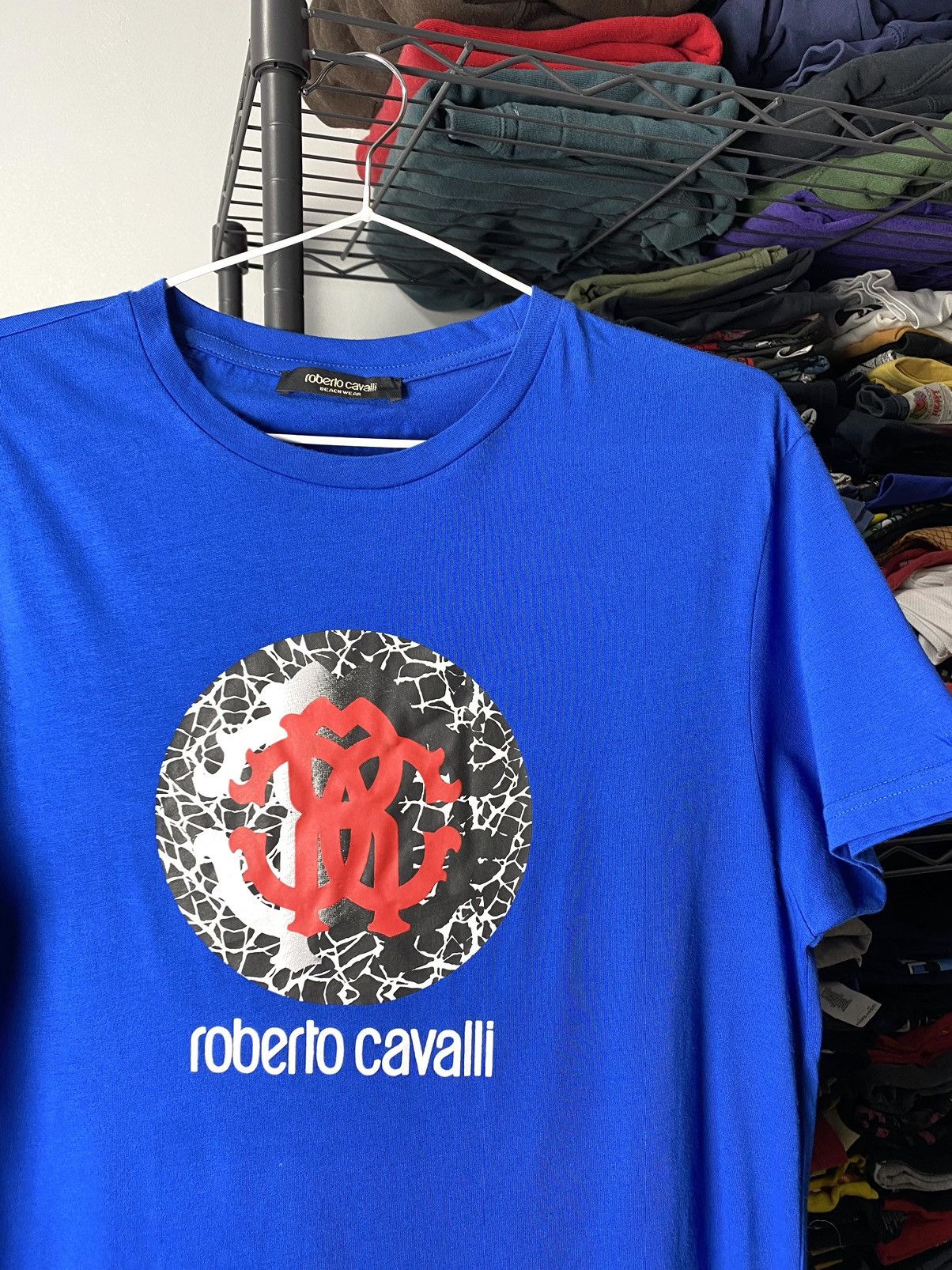 Just Cavalli Roberto Cavalli Big Logo T Shirt Just Cavalli Y2K Size US M / EU 48-50 / 2 - 2 Thumbnail