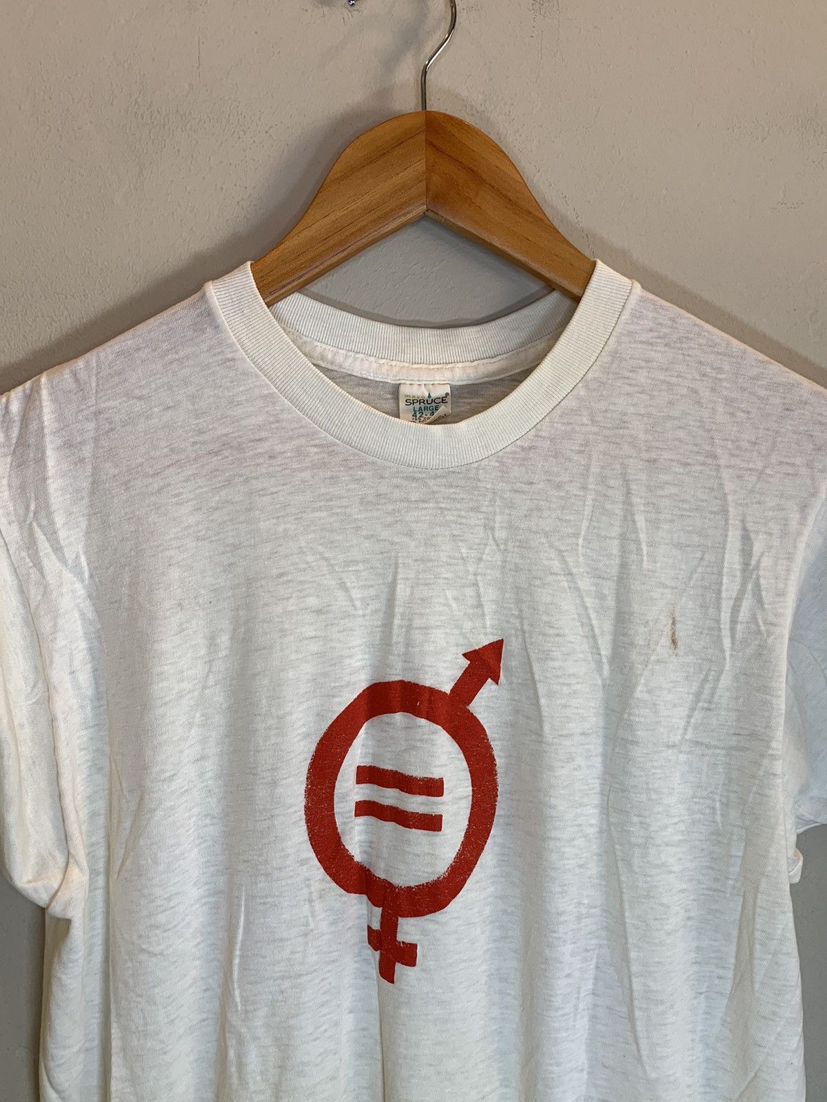 Vintage RARE Vintage 60’s Equality Gender Feminist Art Protest Shirt Size US L / EU 52-54 / 3 - 2 Thumbnail