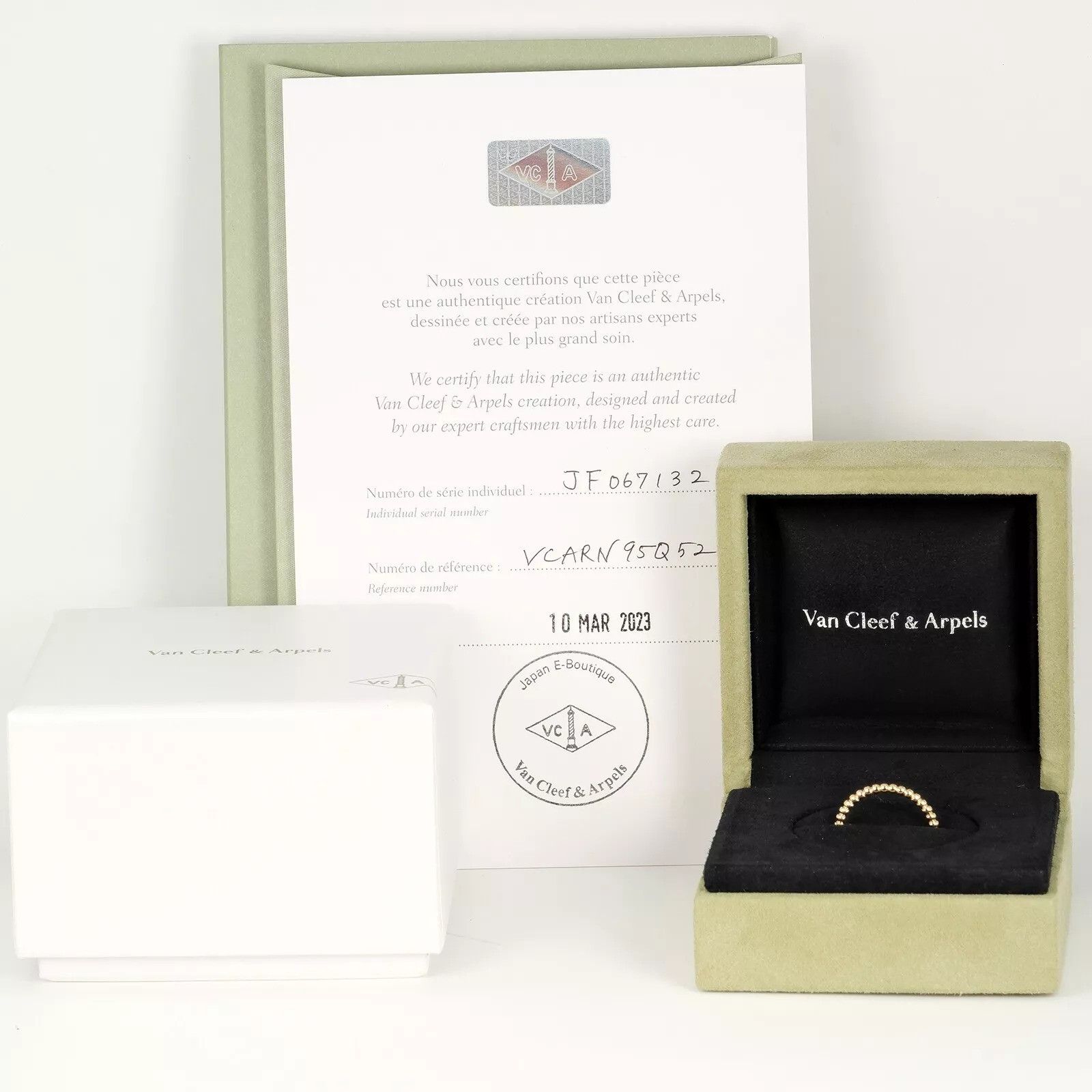 Van Cleef & Arpels Van Cleef & Arpels Perrelet Small Ring K18 yellow Size ONE SIZE - 5 Thumbnail