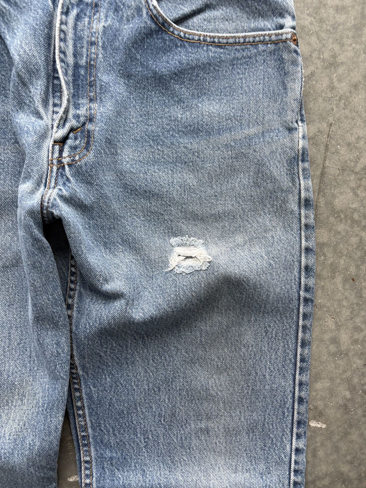Levi's Vintage 90s Levis 505 Denim Jeans 31x34 Size US 31 - 2 Thumbnail