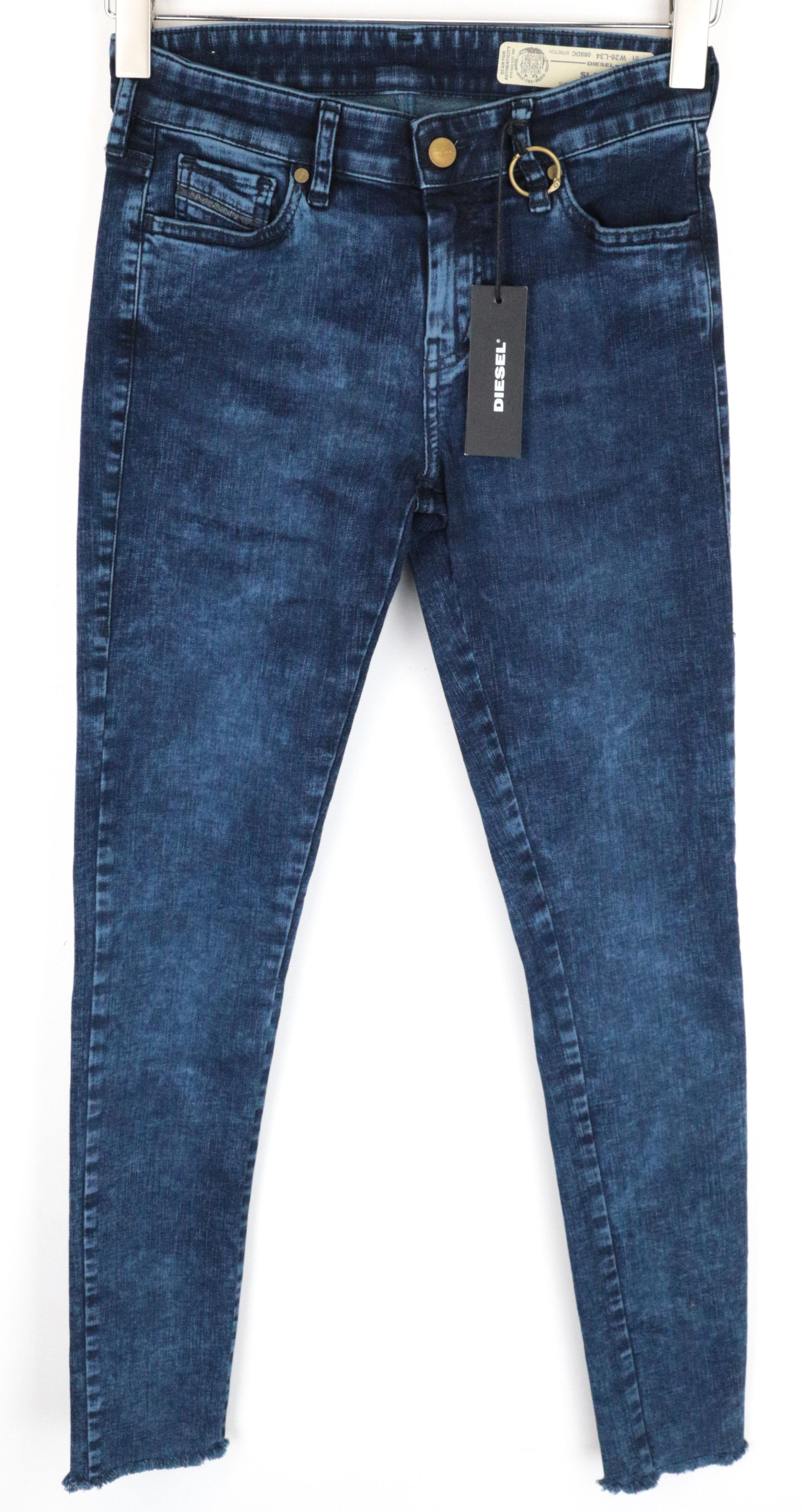 Diesel SLANDY 069DC W26/L34 Blue Stretch Jeans 63885 Size 26" / US 2 / IT 38 - 1 Thumbnail