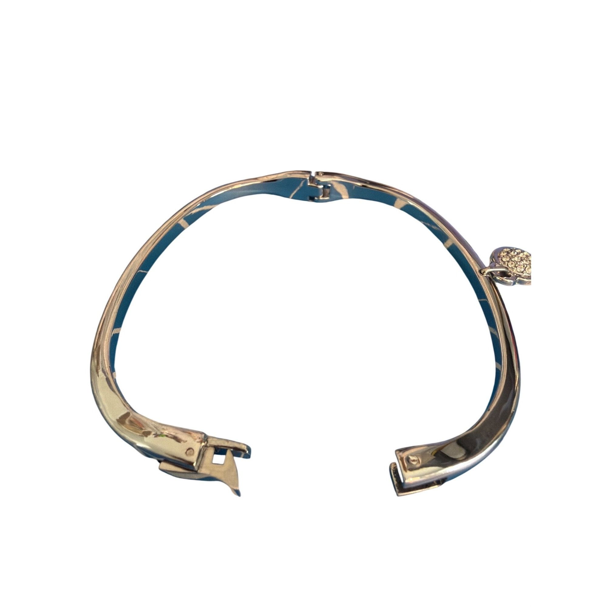 Swarovski Swarovski Crystal Silver Clamper Bangle Bracelet Round Charm Size ONE SIZE - 4 Thumbnail