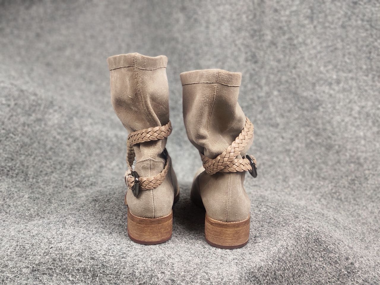 Marina Rinaldi Marina Rinaldi Design suede Leather Ankle Boots Floor Model Size US 8 / IT 38 - 8 Thumbnail