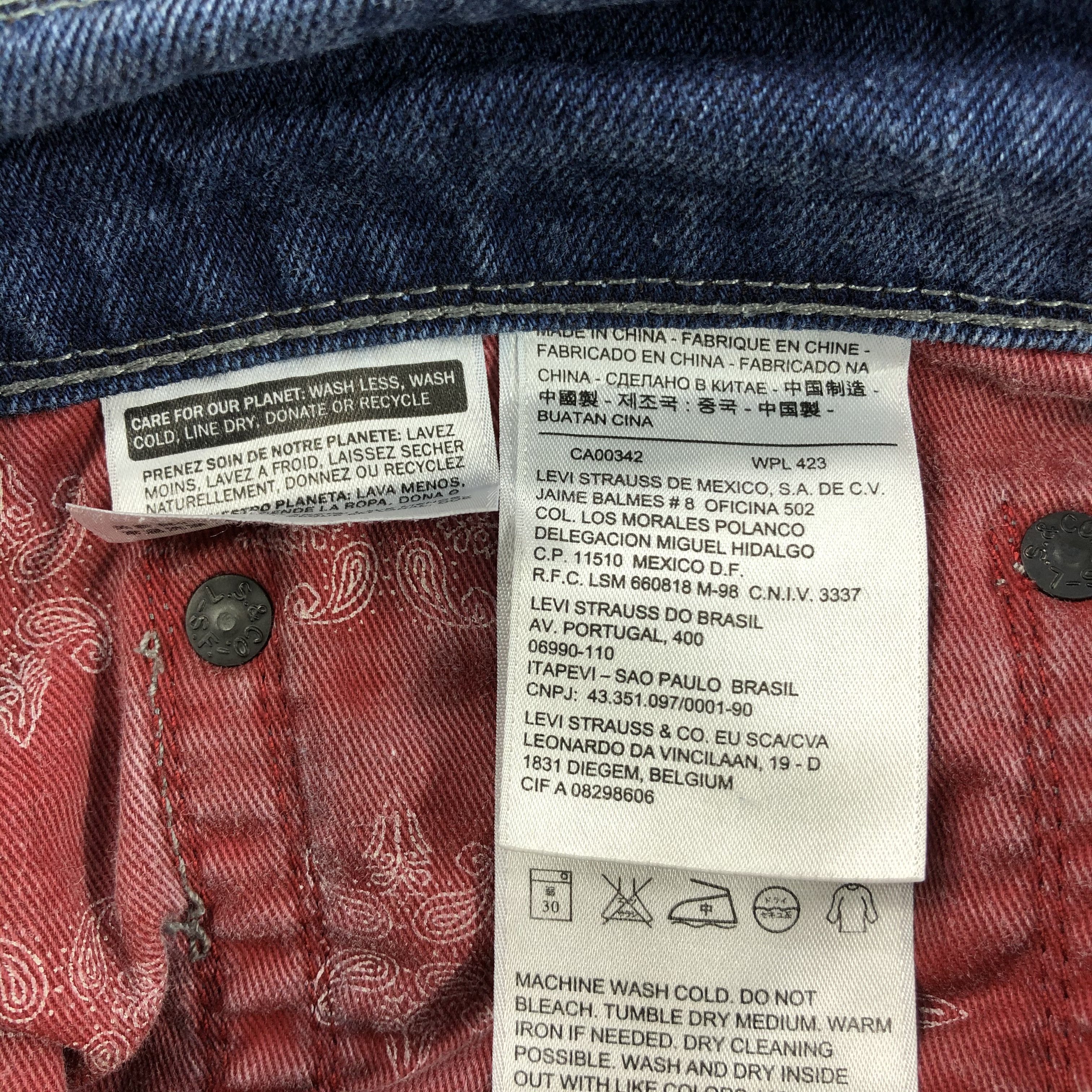 Levi's Vintage Blue Wash Levis 504 Jeans-J2253 Size US 37 - 9 Thumbnail