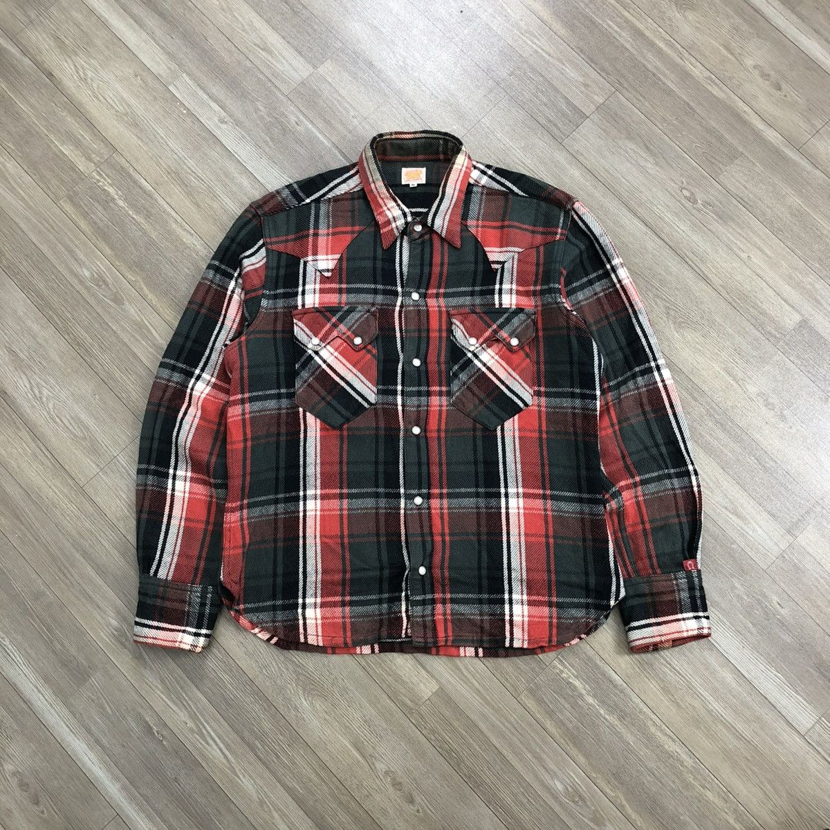 Sugar Cane Vintage Sugar Cane Toyo Enterprise Plaid Western Shirt Size US M / EU 48-50 / 2 - 2 Thumbnail