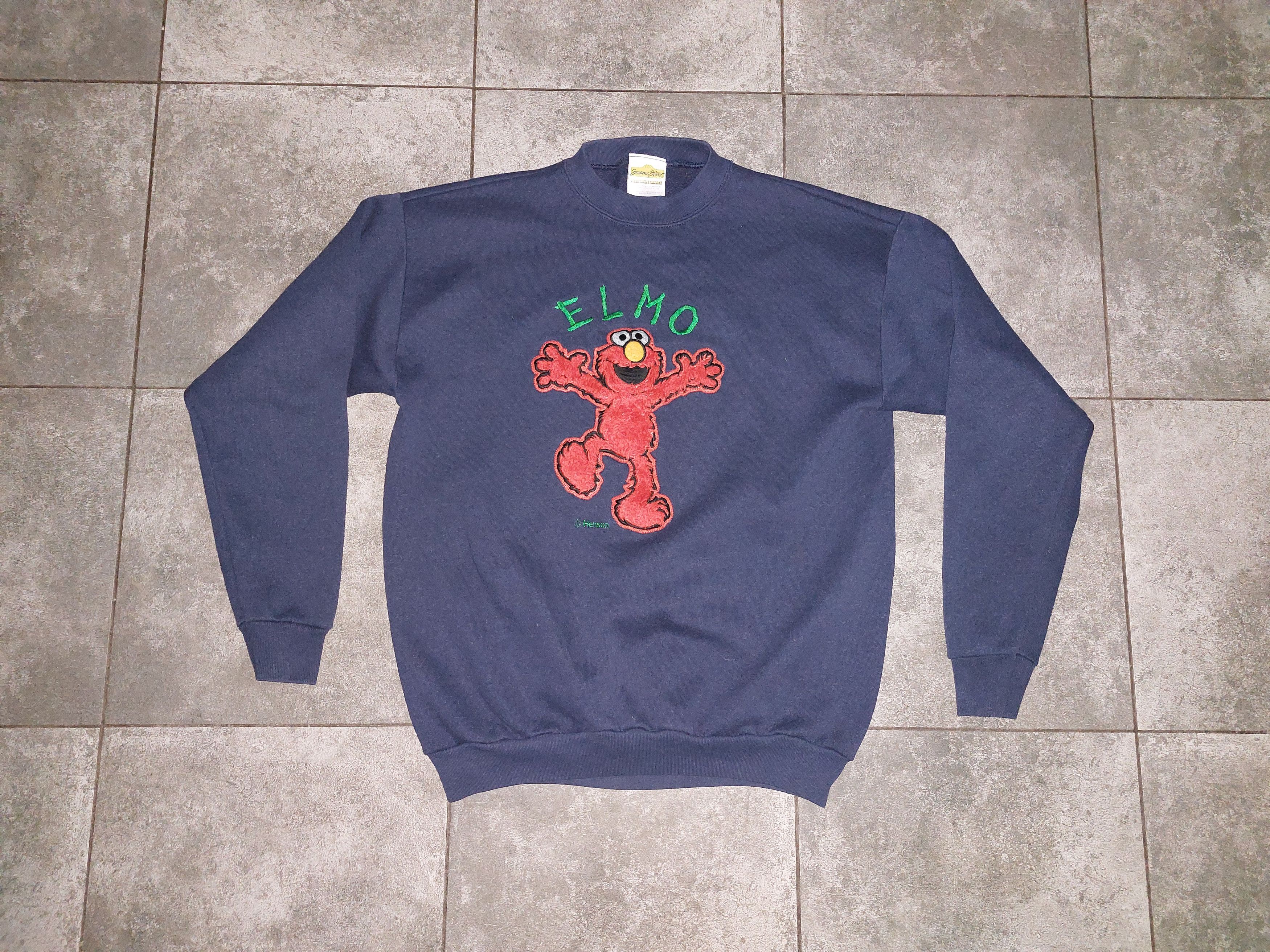 Sesame Street crewneck blouse Elmo Tultex USA Vintage