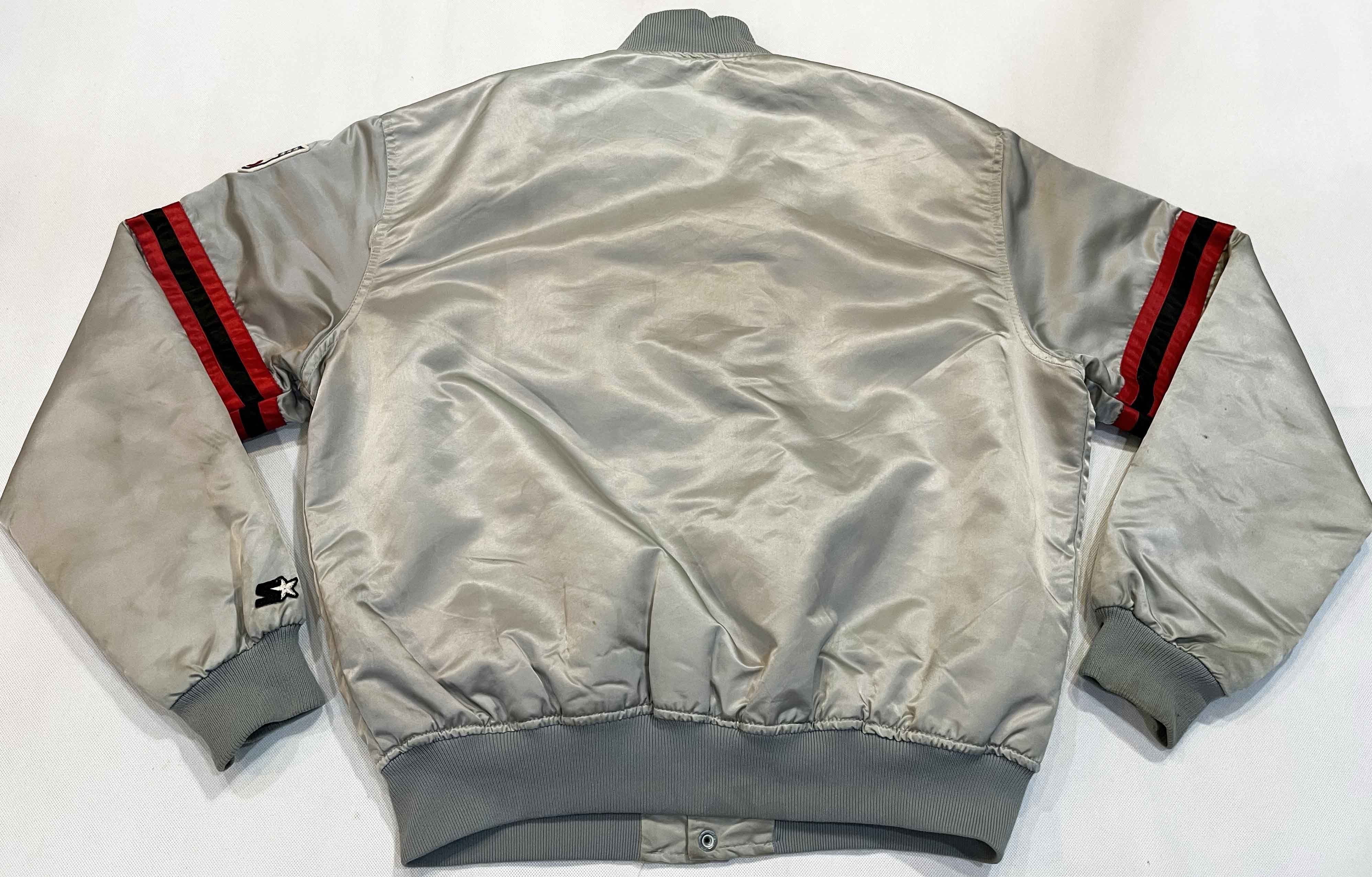 NFL × Starter × Vintage Vintage Starter NFL Atlanta Falcons Satin Bomber Jacket Size US XL / EU 56 / 4 - 9 Thumbnail