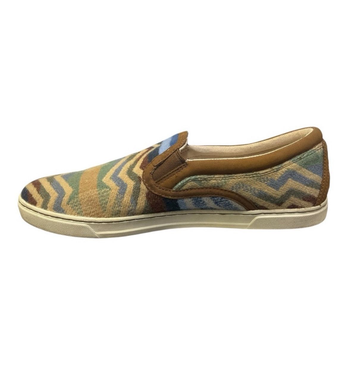 Ugg UGG x Pendleton‎ Chevron Wool Slip-On Sneakers W12 / M10.5 Size US 12 / EU 45 - 4 Thumbnail
