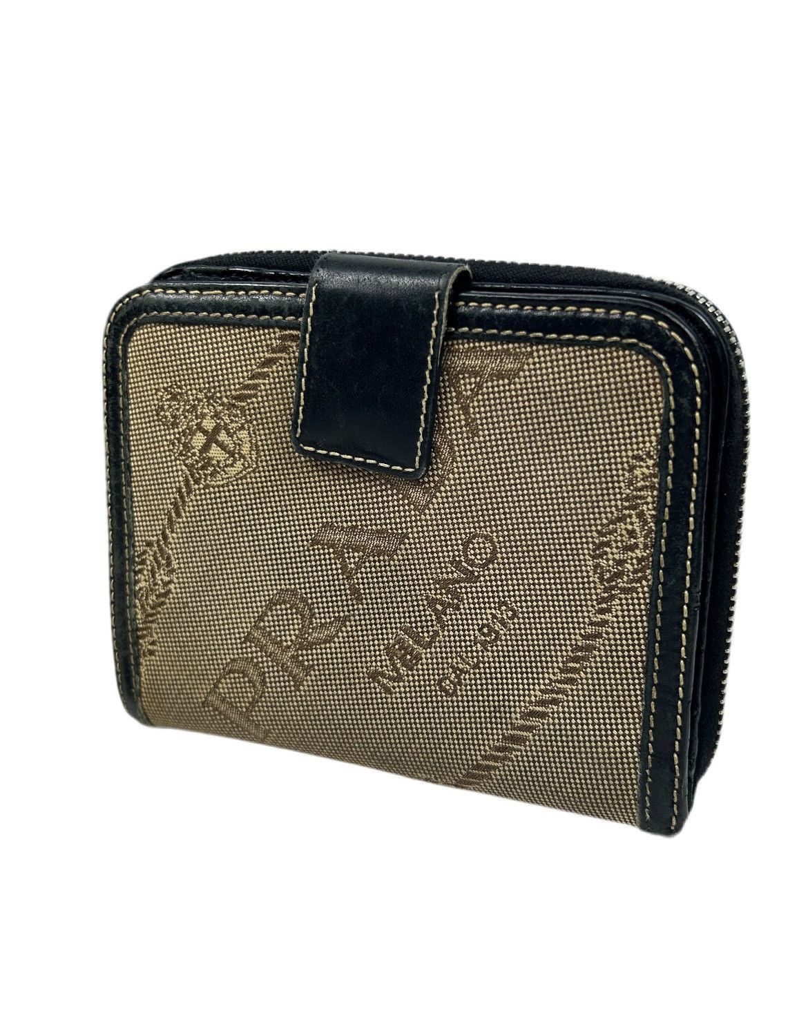 Prada Prada Jacquard Leather Zippy Wallet Size ONE SIZE - 2 Thumbnail