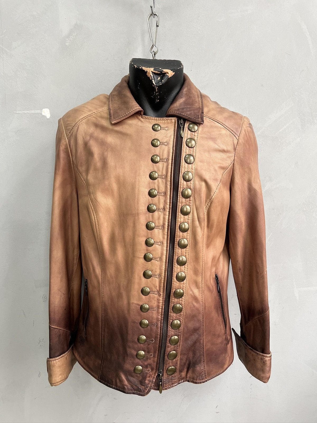 If Six Was Nine Hysteric glamour style leather biker napoleon jacket y2k Size US M / EU 48-50 / 2 - 1 Thumbnail